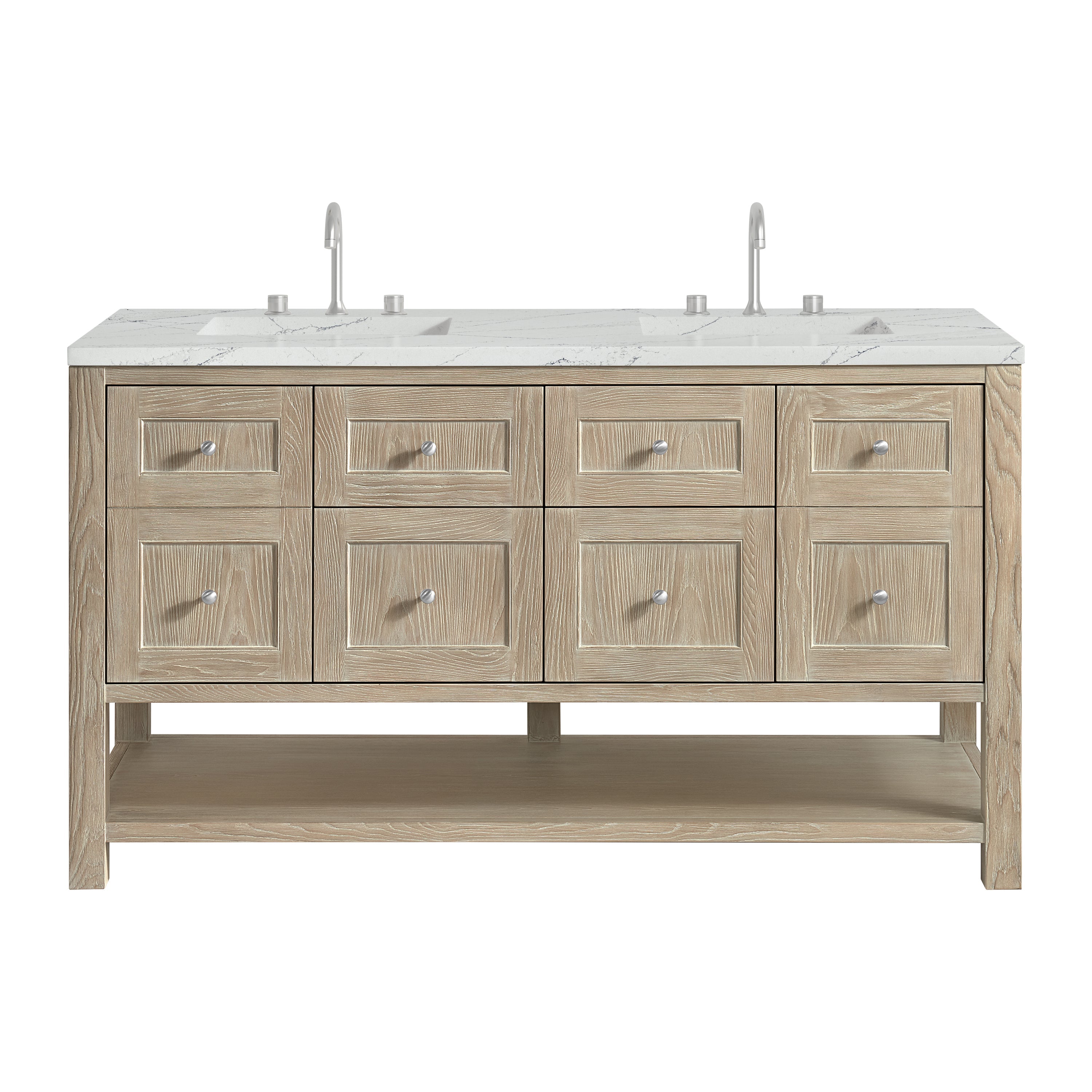 Whitewashed Oak / Ethereal Noctis - 3 Faucet Holes