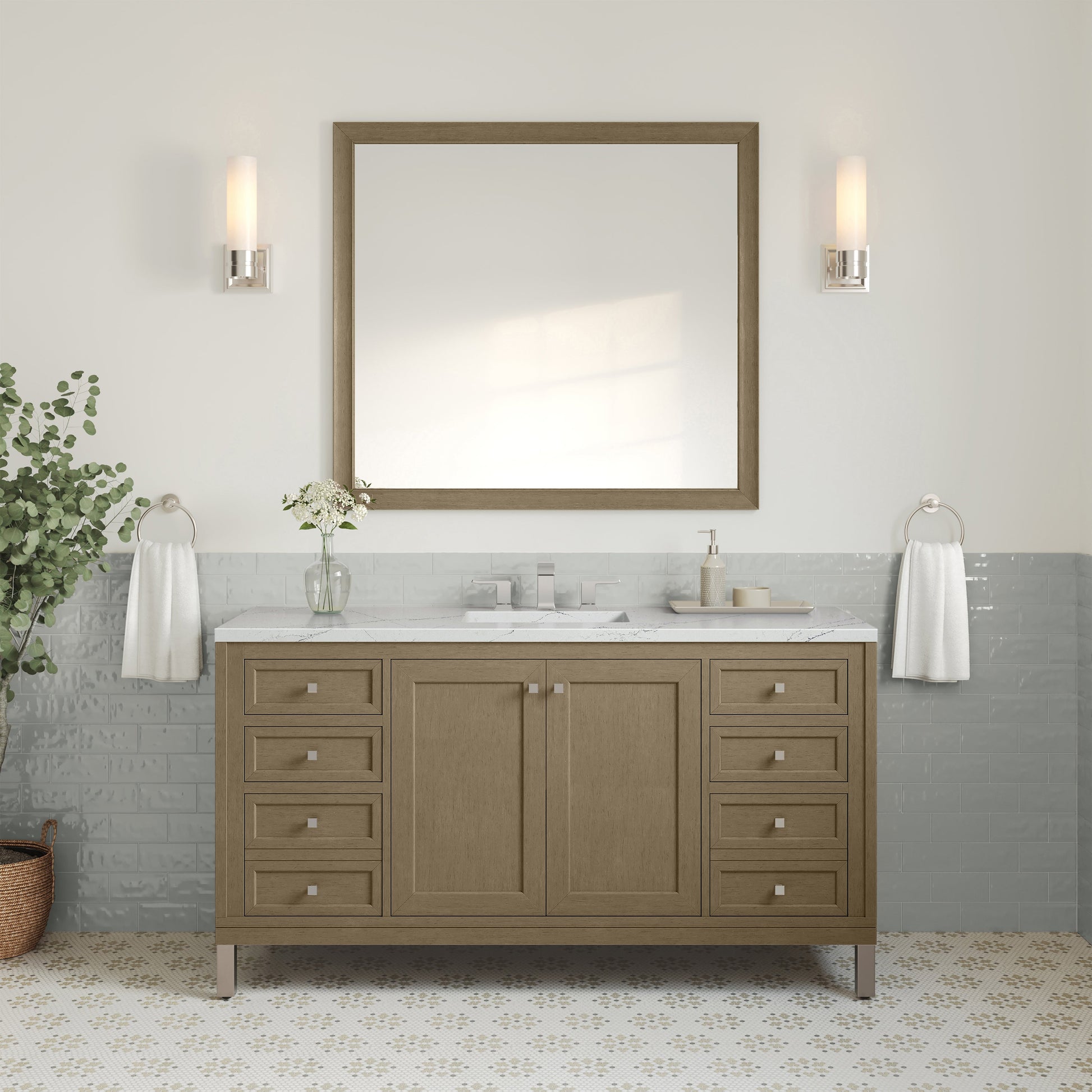 Walnut Whisper / Ethereal Noctis - 3 Faucet Holes