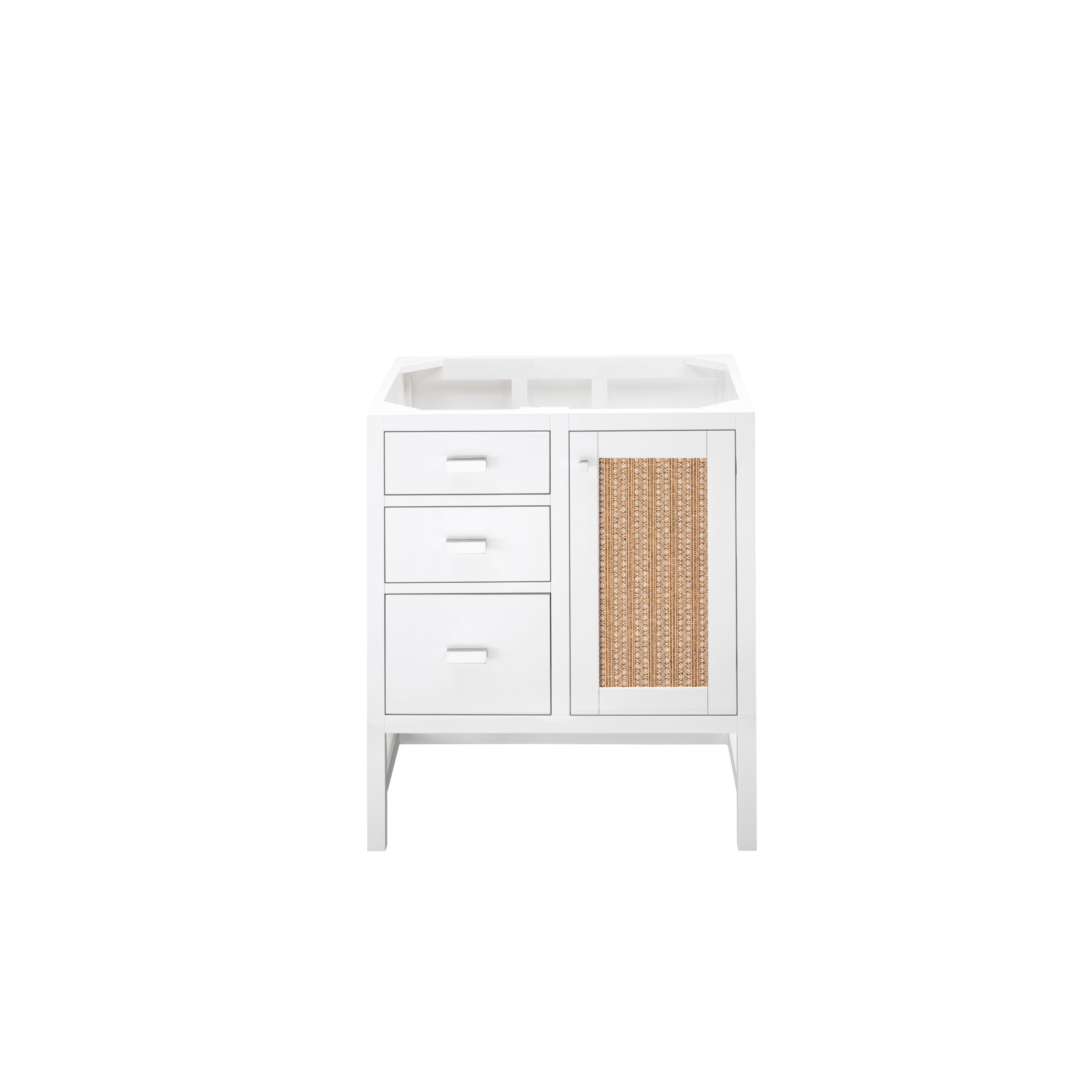 Glossy White / No Countertop