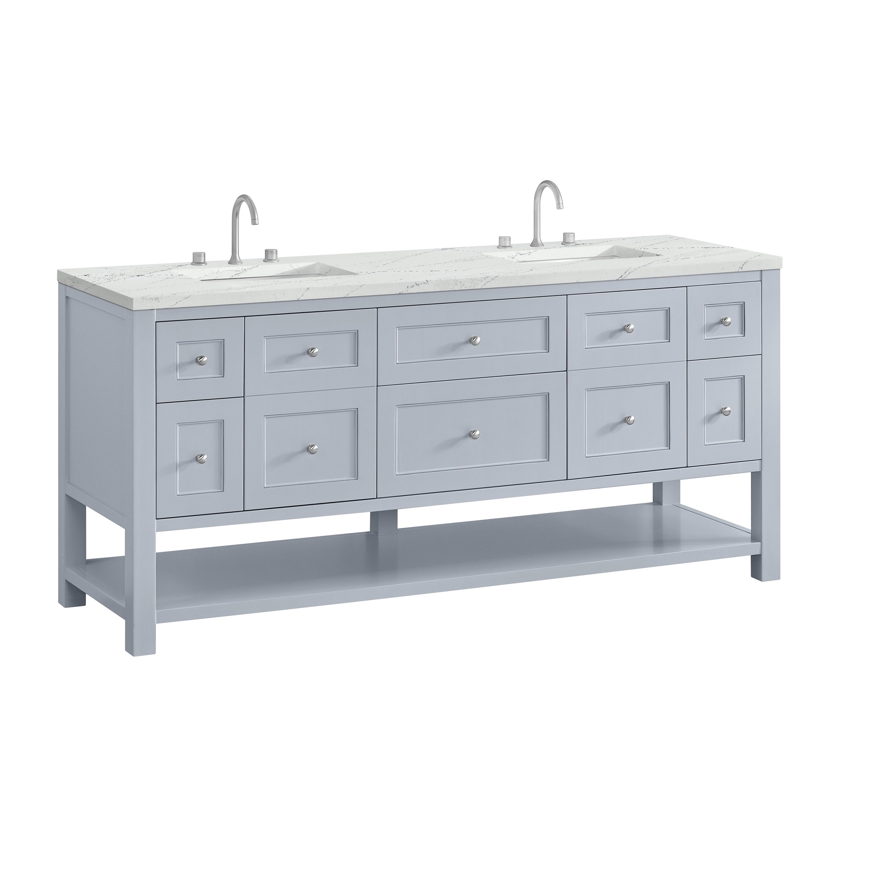 Serenity Blue / Ethereal Noctis - 3 Faucet Holes