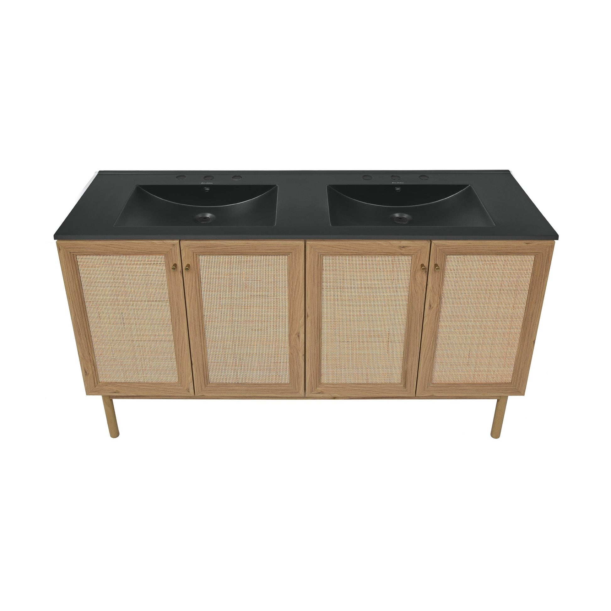 Golden Oak / Matte Black / 3-Hole