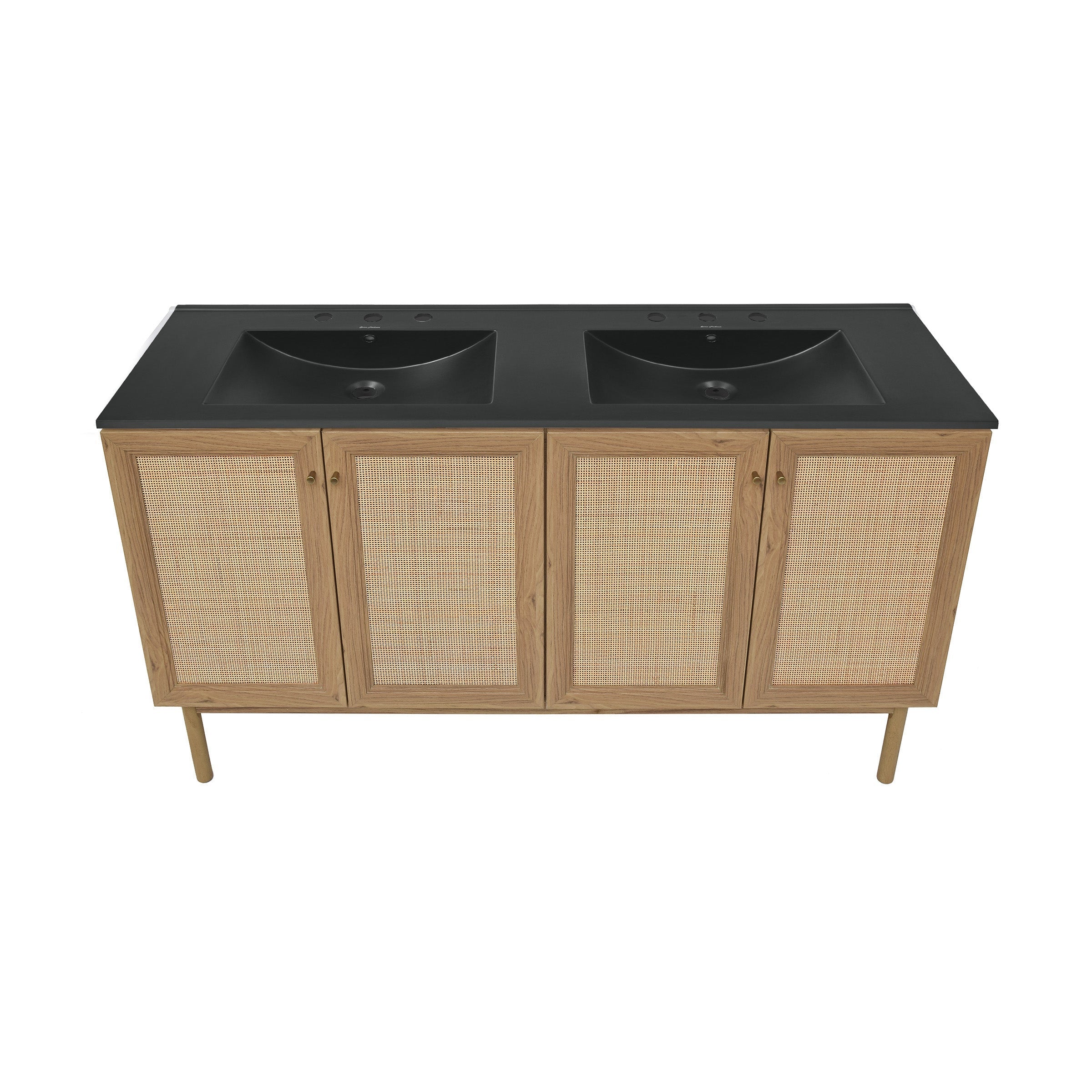 Golden Oak / Matte Black / 3-Hole