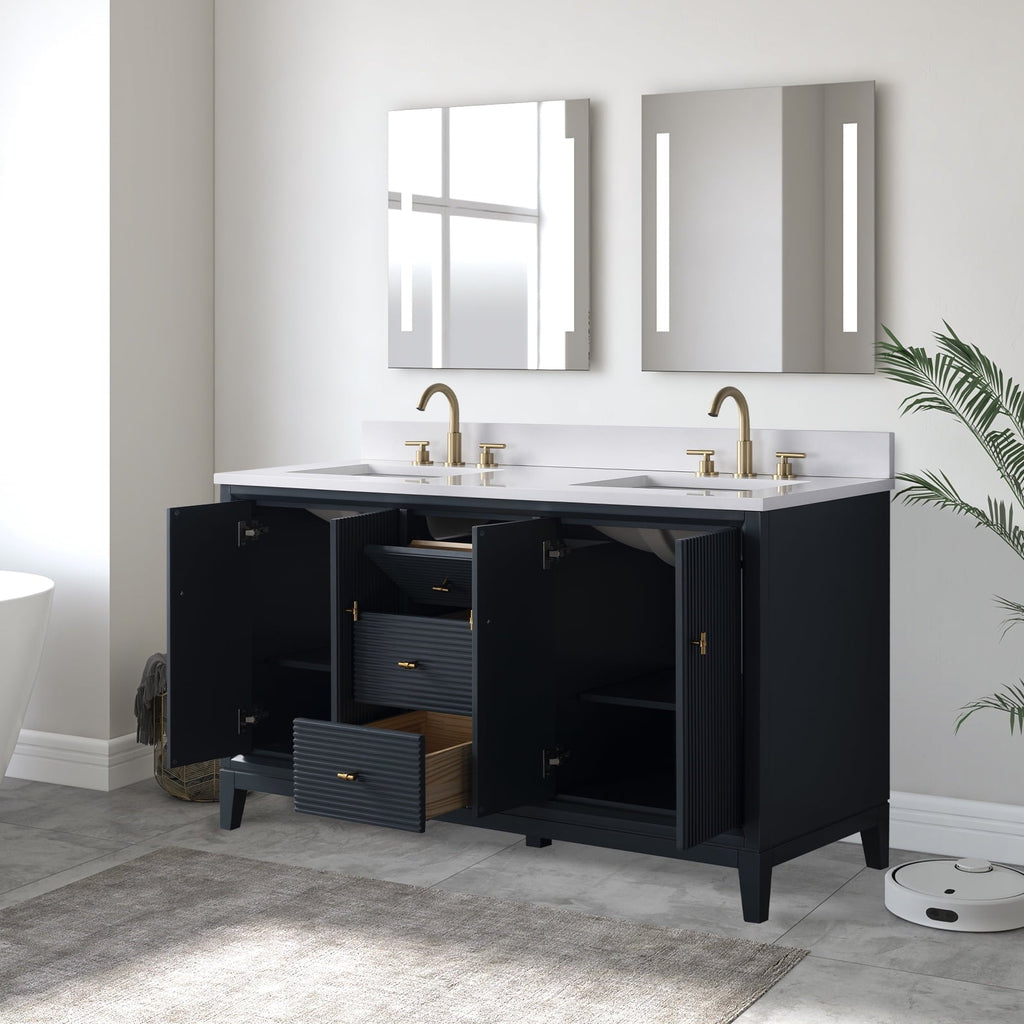 Linear Vintage Spruce Blue / Brushed Nickel