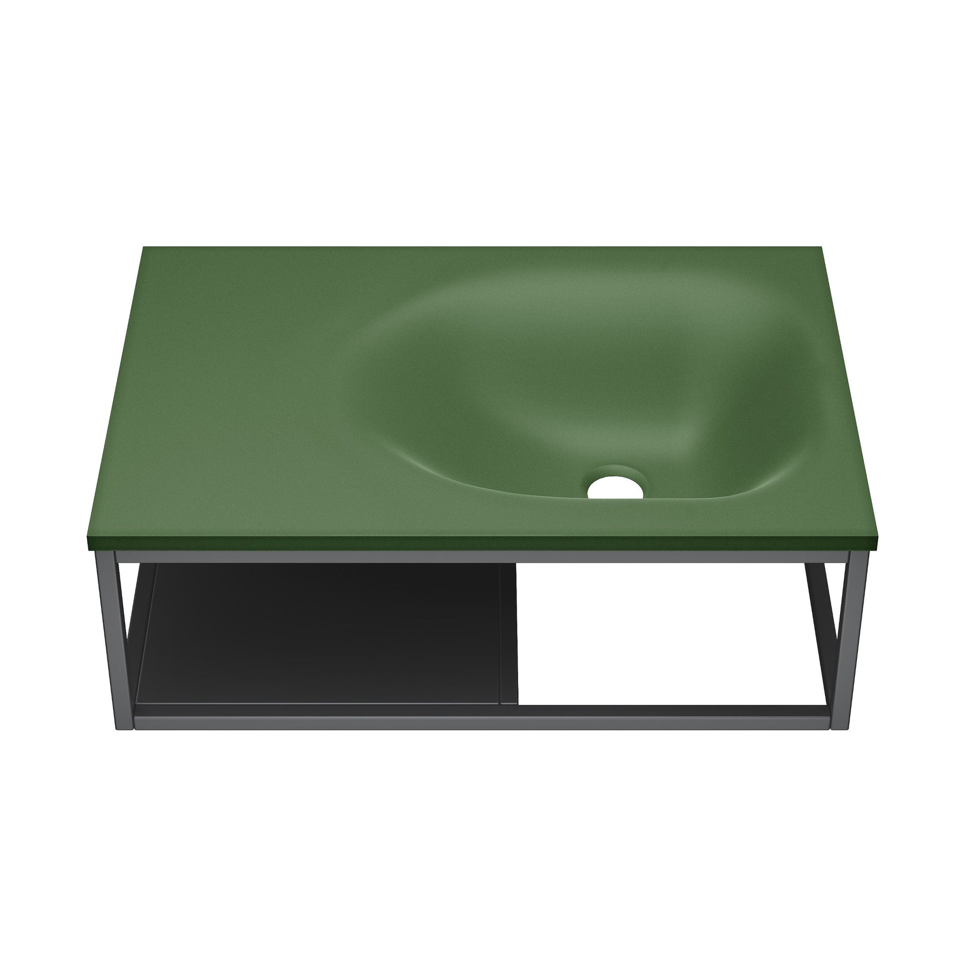 Matte Gray / Matte Royal Green