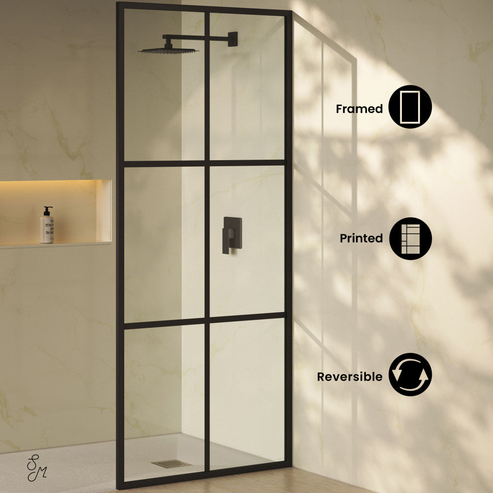 Matte Black / Shower Door