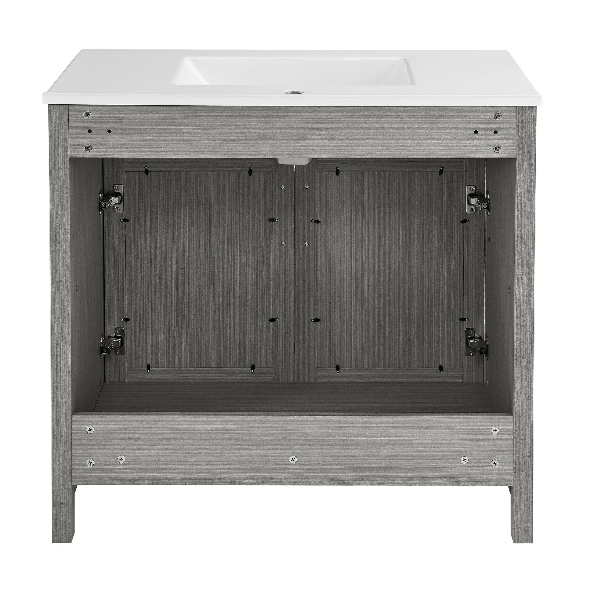 Carbon Gray / White / 1-Hole