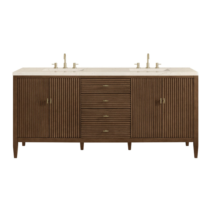 Mid-Century Walnut / Eternal Marfil - 3 Faucet Holes
