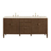 Mid-Century Walnut / Eternal Marfil - 3 Faucet Holes