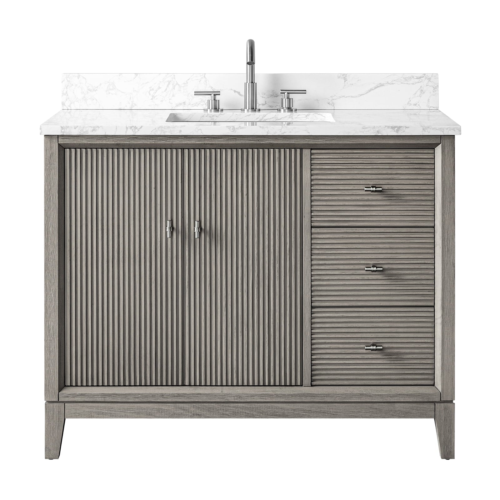 Linear Driftwood Gray / Brushed Nickel