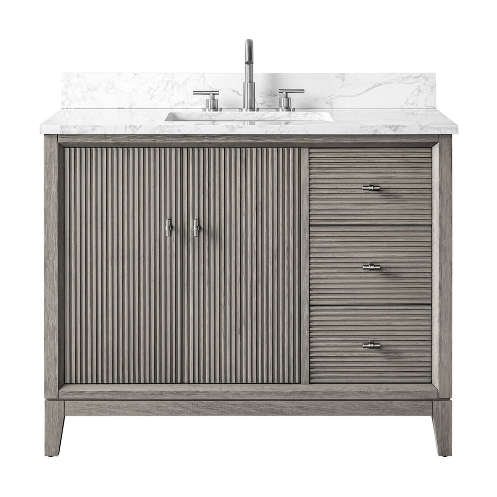 Linear Driftwood Gray / Brushed Nickel