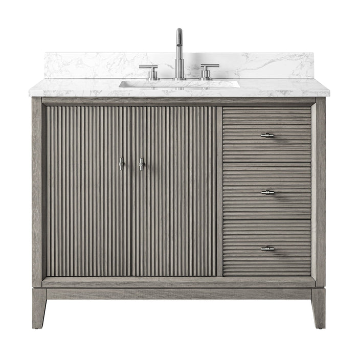 Linear Driftwood Gray / Brushed Nickel
