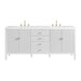 Bright White / White Zeus - 3 Faucet Holes
