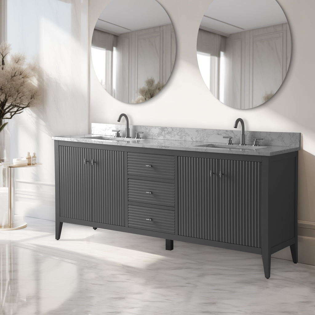 Linear Cashmere Gray / Brushed Nickel