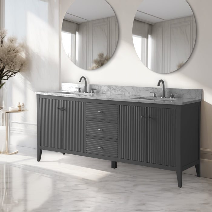 Linear Cashmere Gray / Brushed Nickel