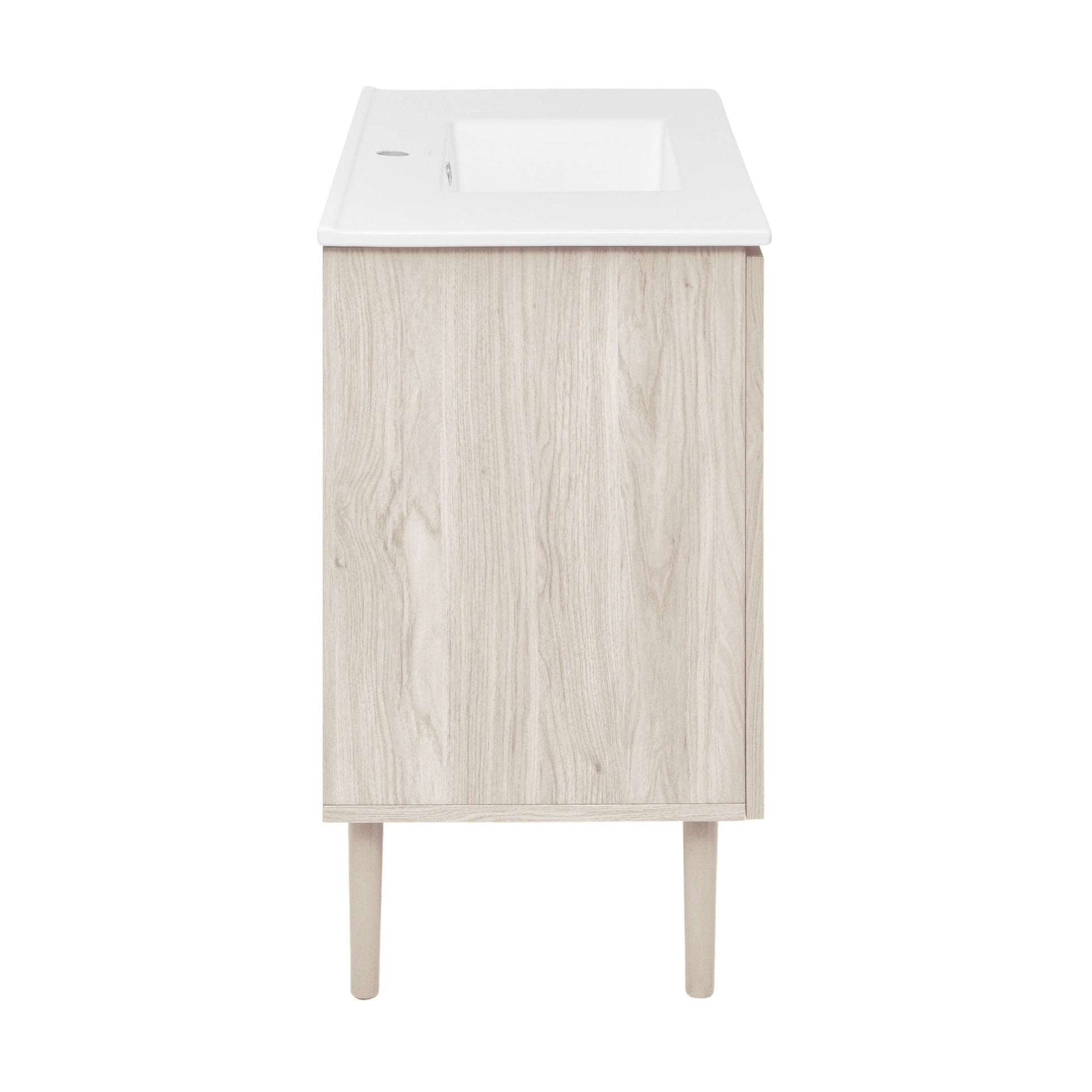 White Oak / White / 1-Hole