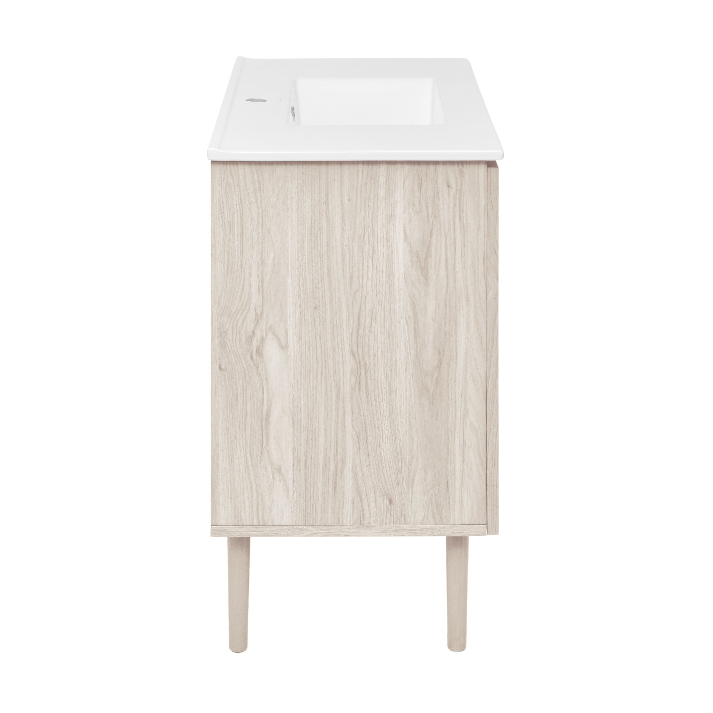White Oak / White / 1-Hole