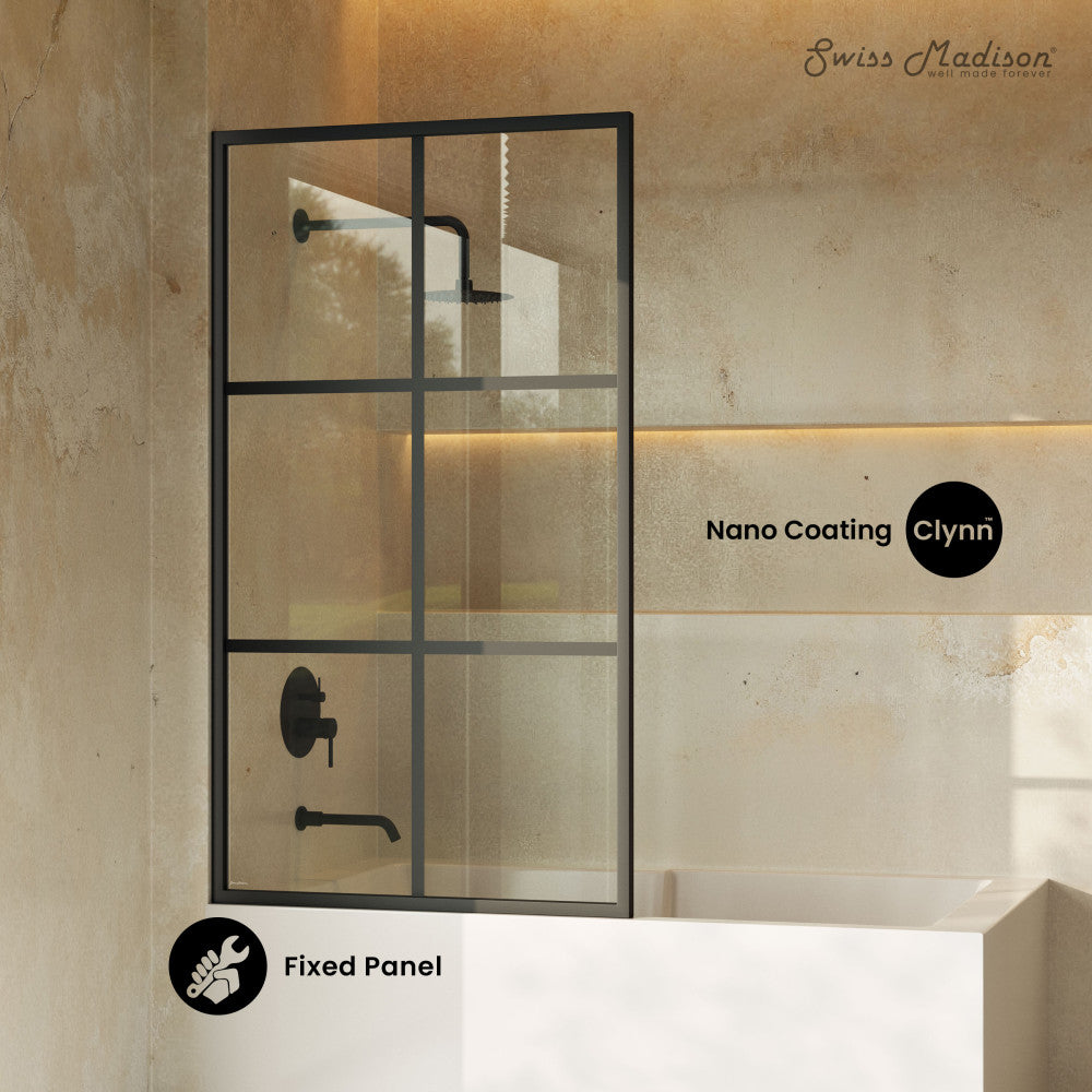 Matte Black / Tub Door