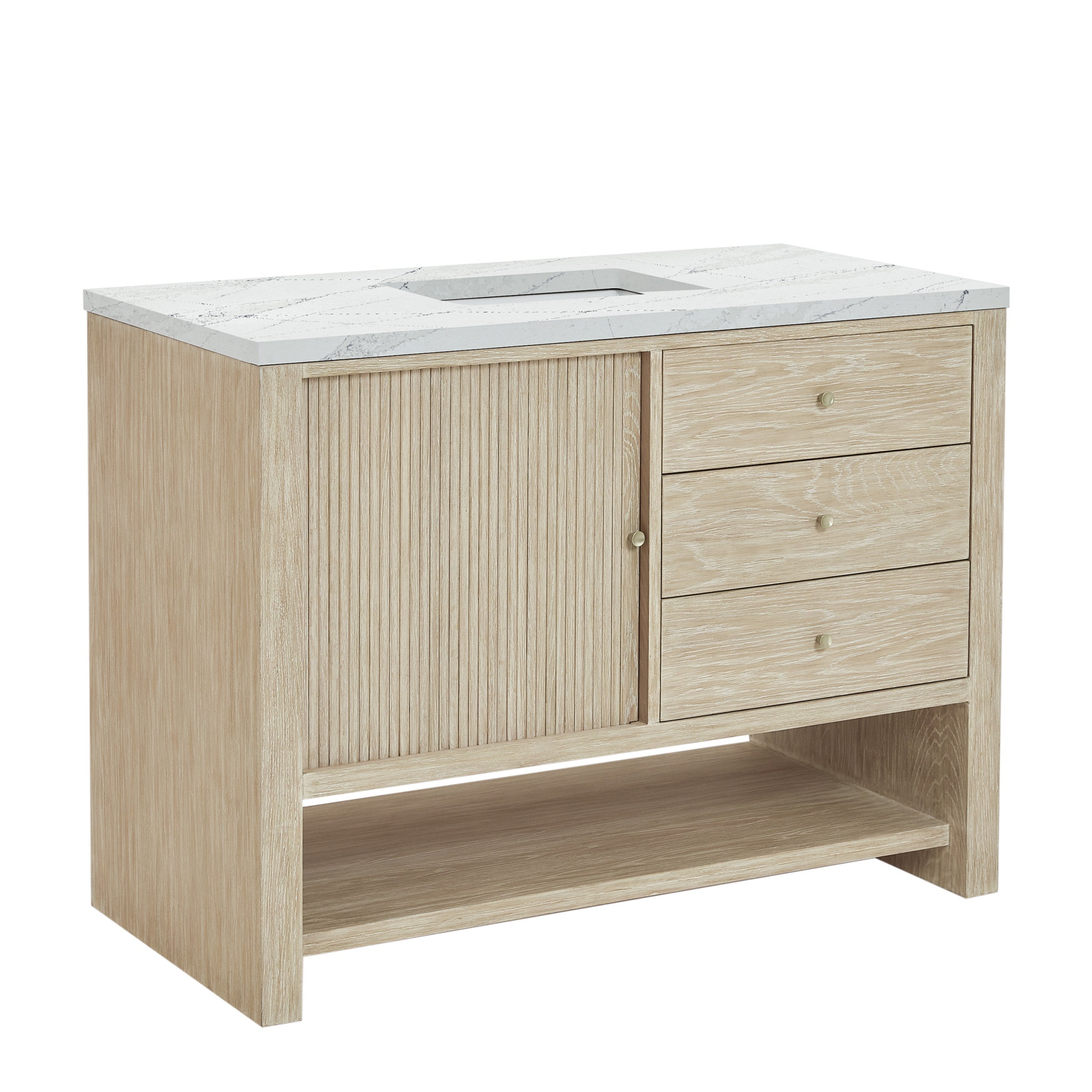 Sunwashed Oak / Ethereal Noctis - 3 Faucet Holes