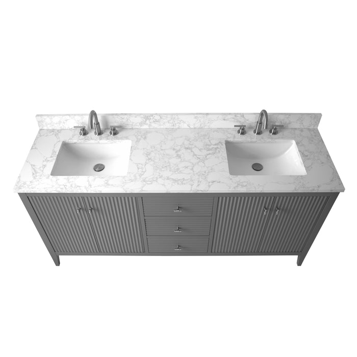 Linear Cashmere Gray / Brushed Nickel