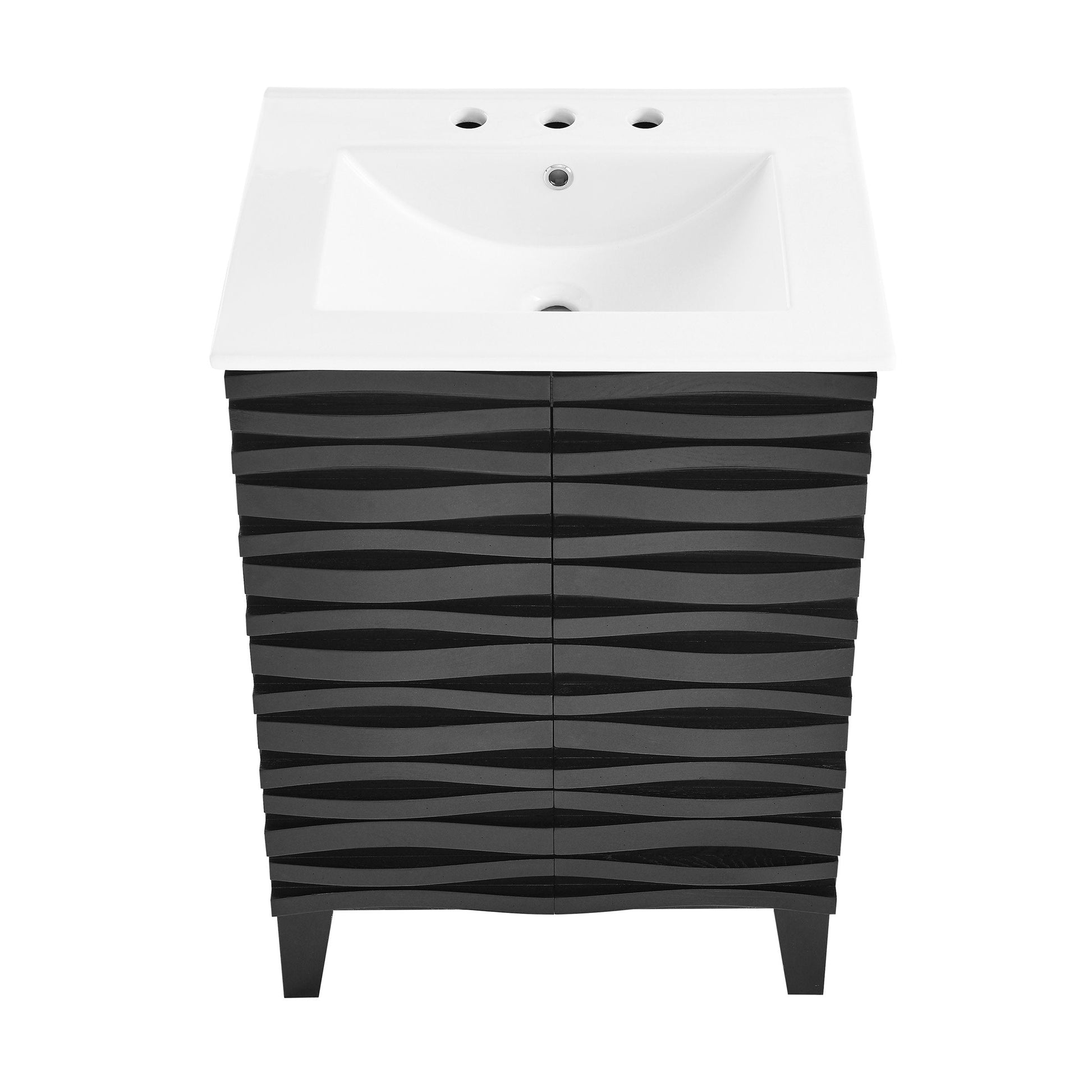 Black Oak / White / 3-Hole
