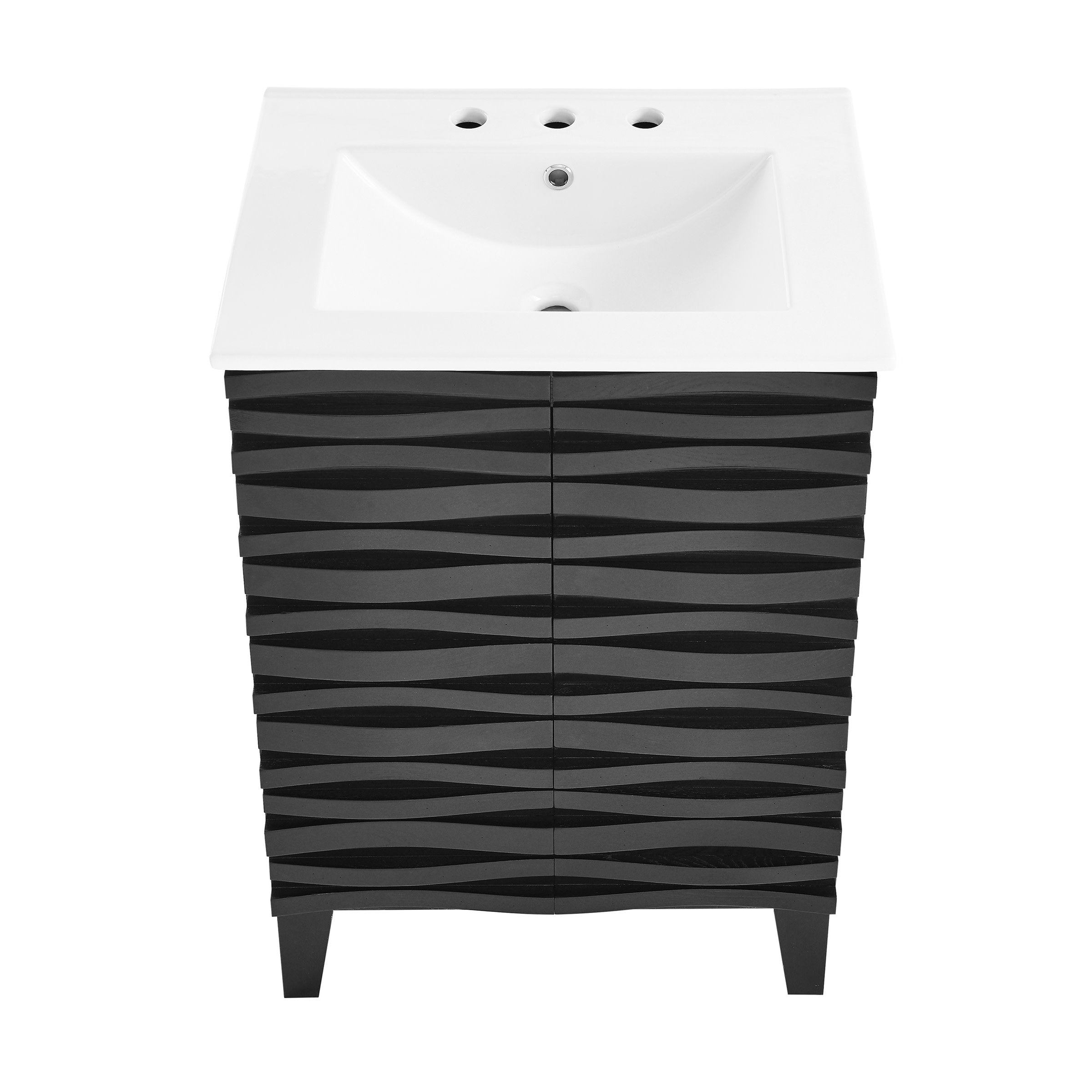 Black Oak / White / 3-Hole