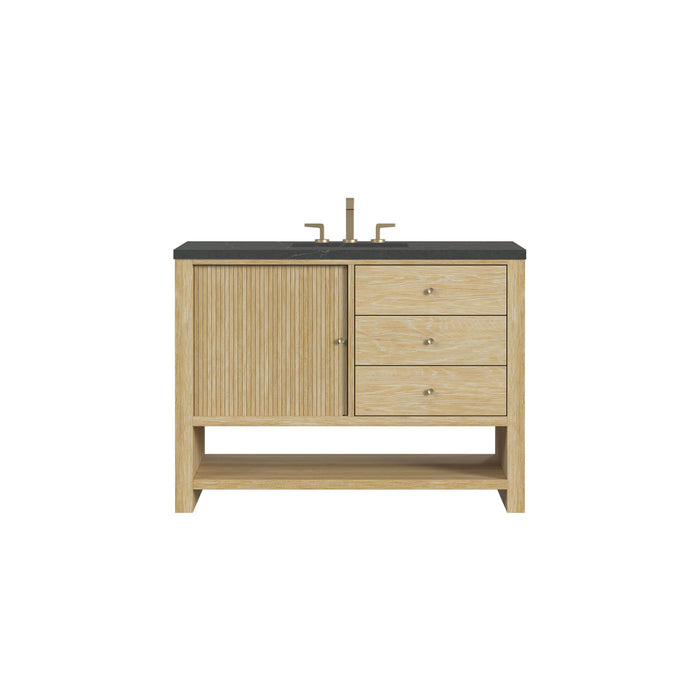 Sunwashed Oak / Charcoal Soapstone - 3 Faucet Holes