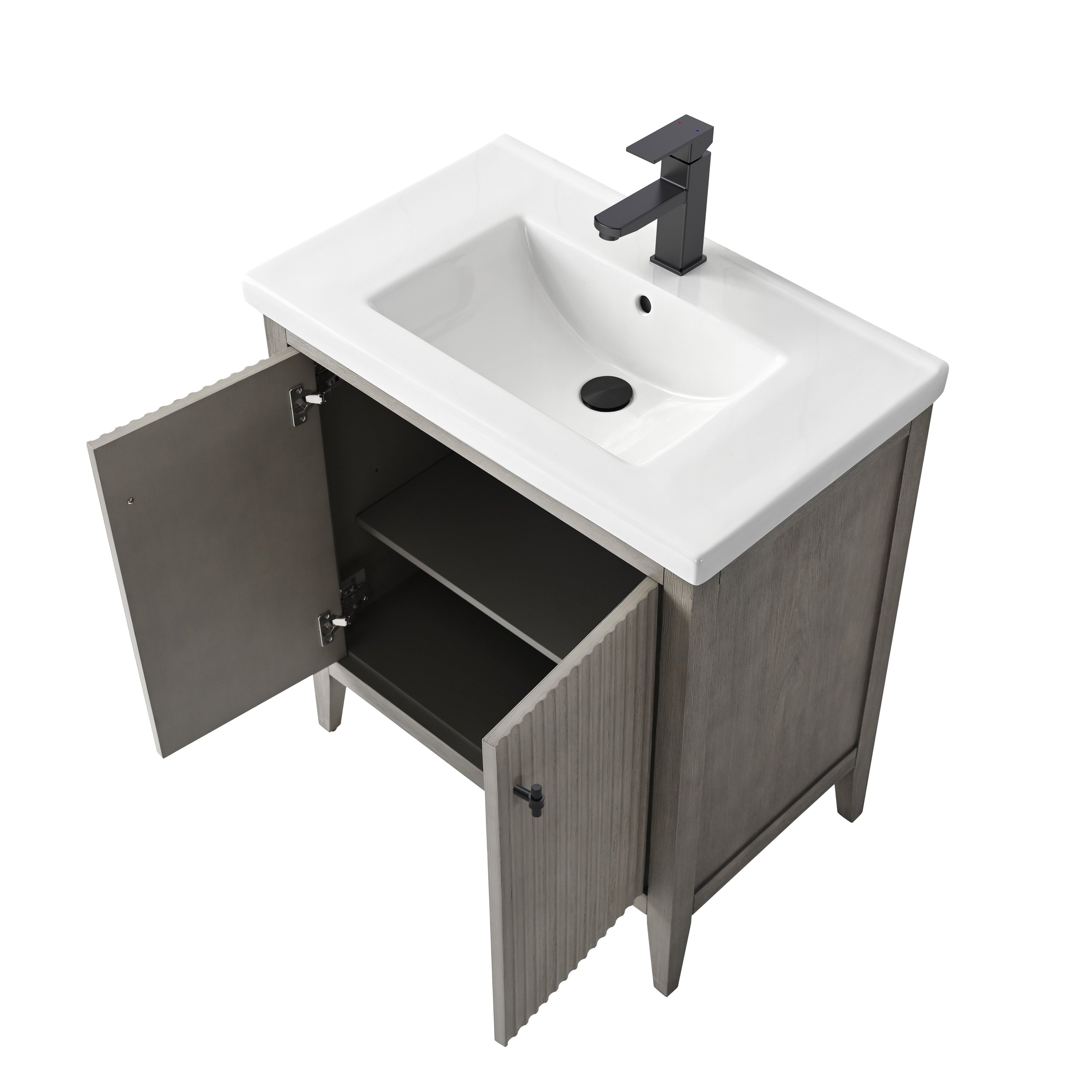 Driftwood Gray / Matte Black