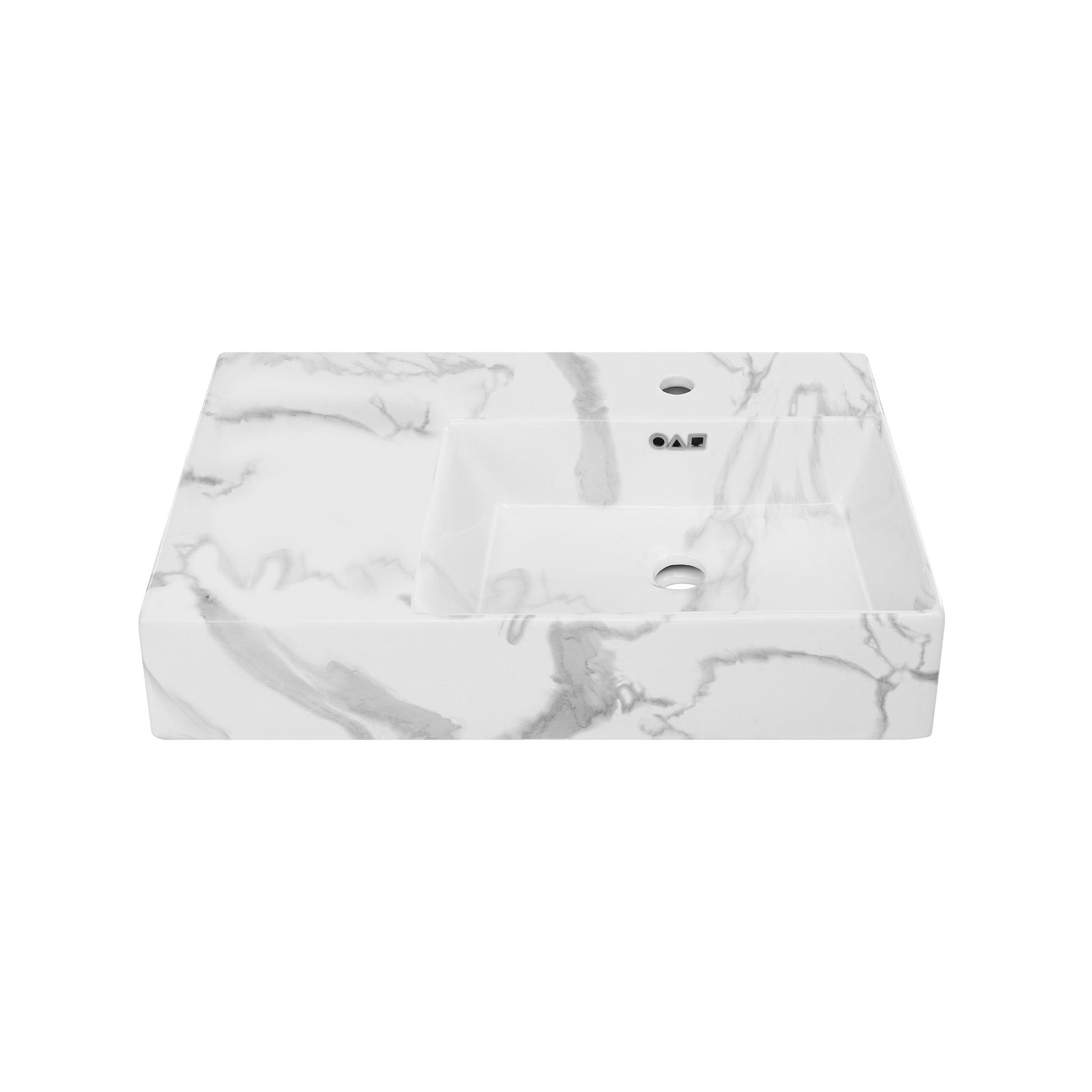 Marble White / 1-Hole / Right