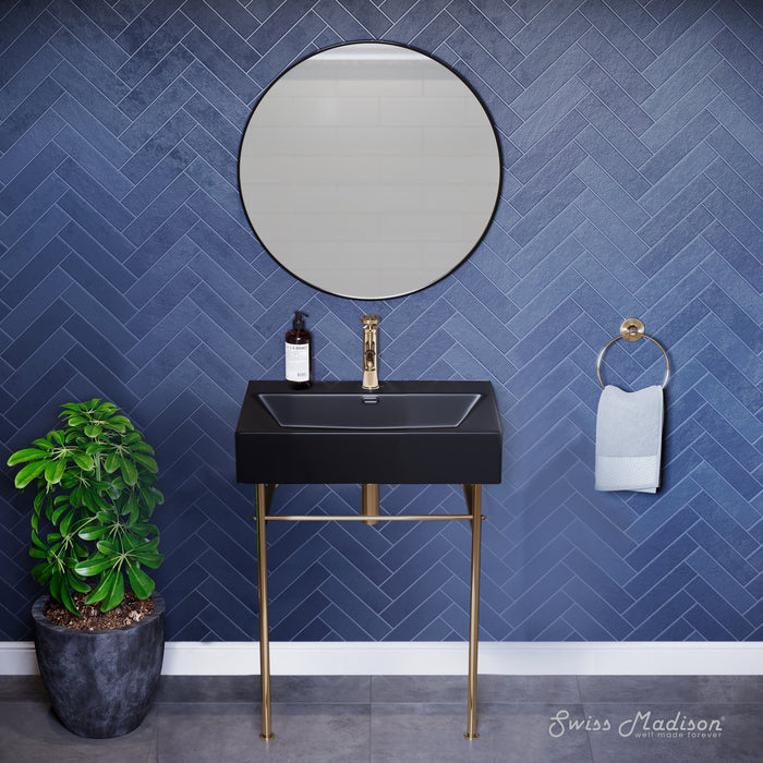 Black / Matte Black / 1-Hole