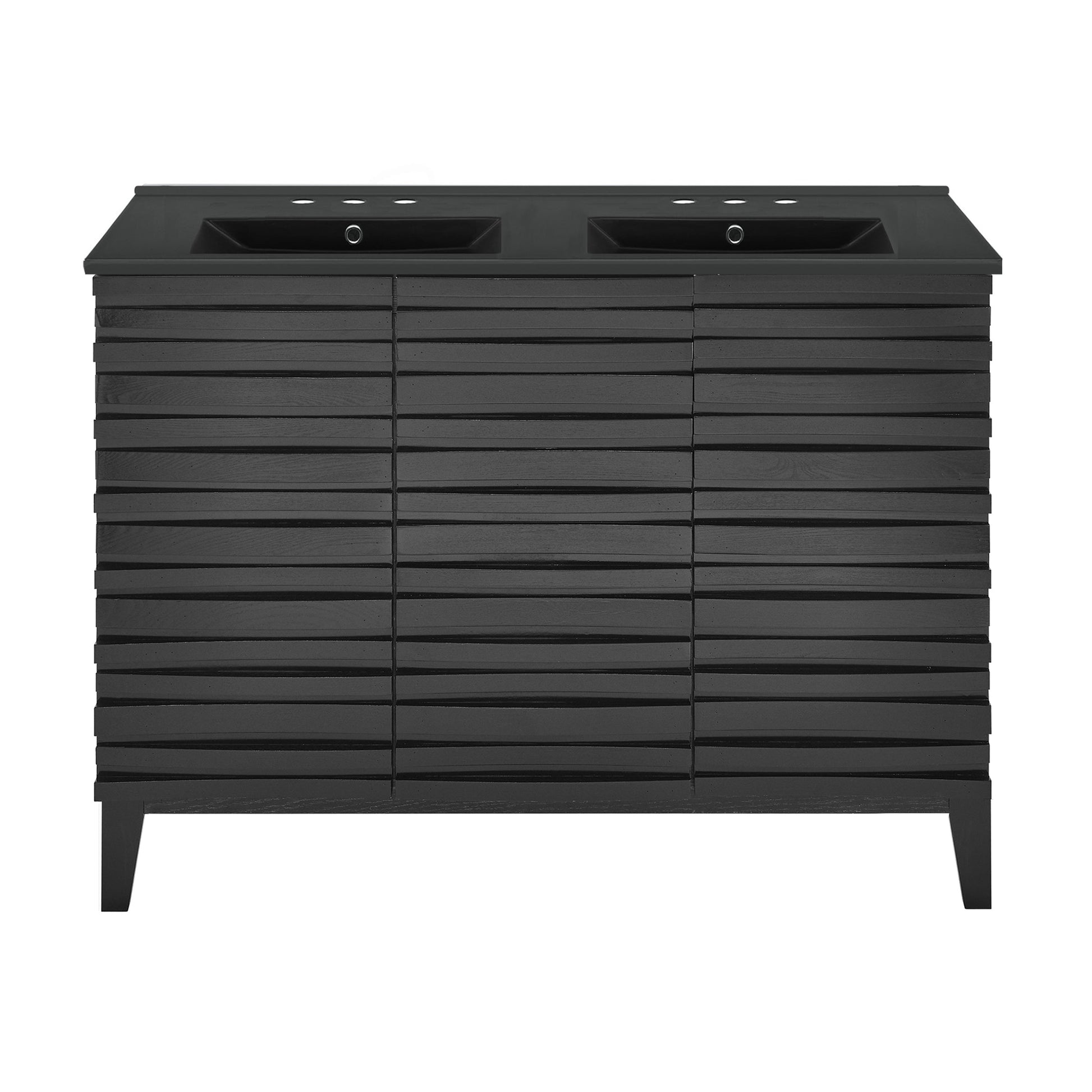 Black Oak / Matte Black / 3-Hole