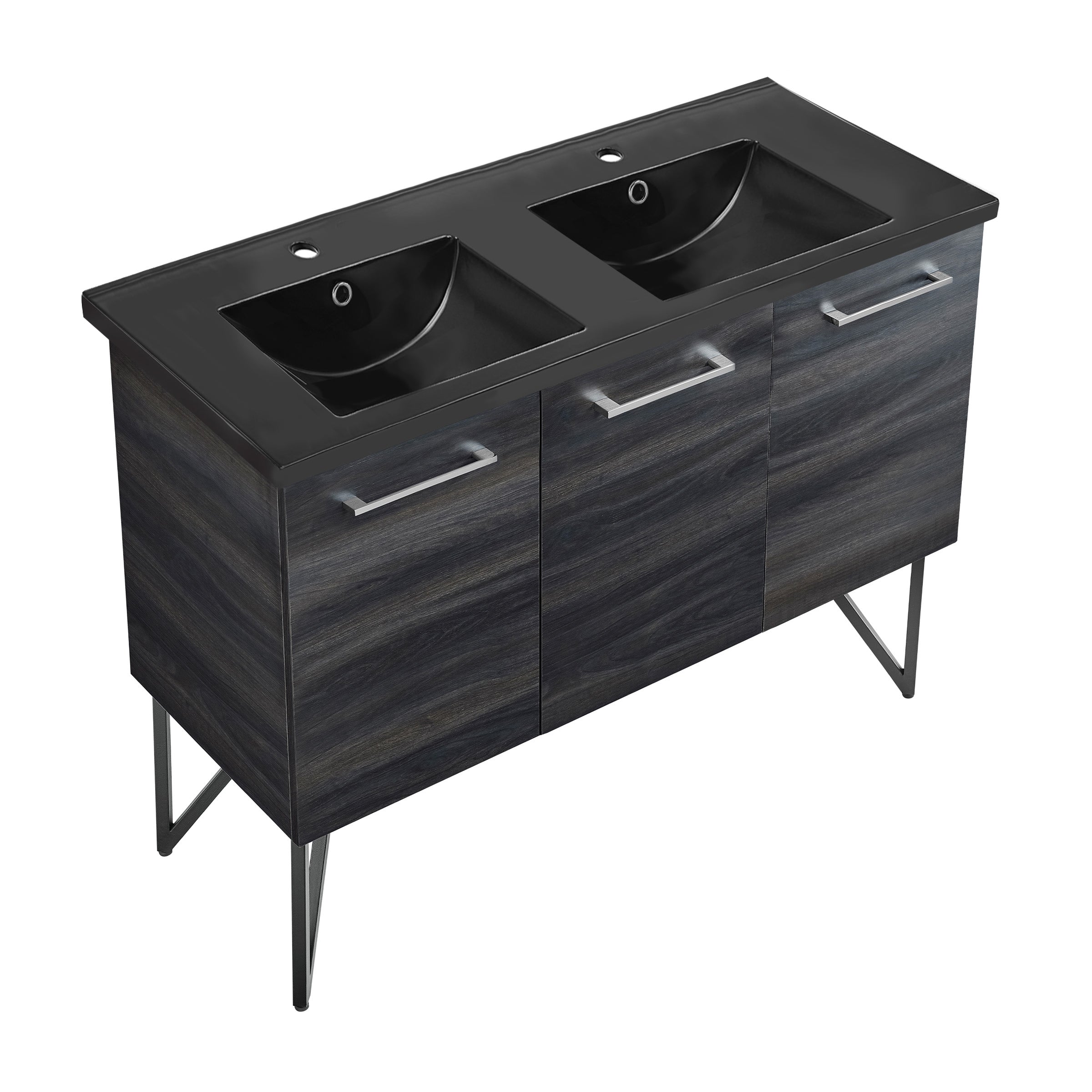 Black Walnut / Matte Black / 1-Hole