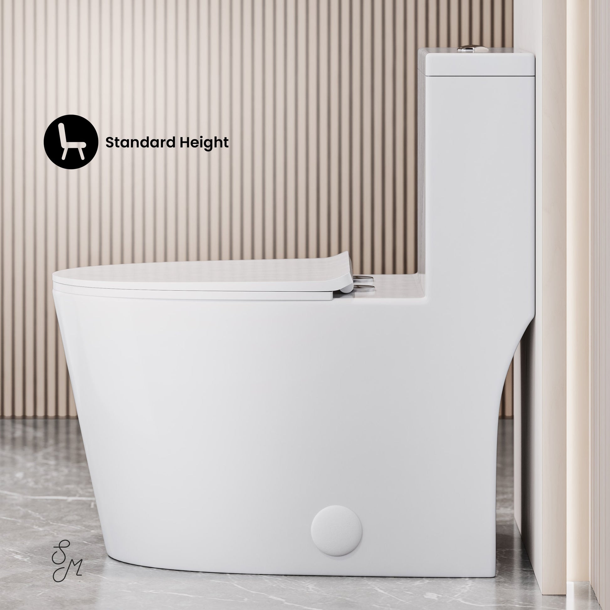 Glossy White / Single - Top