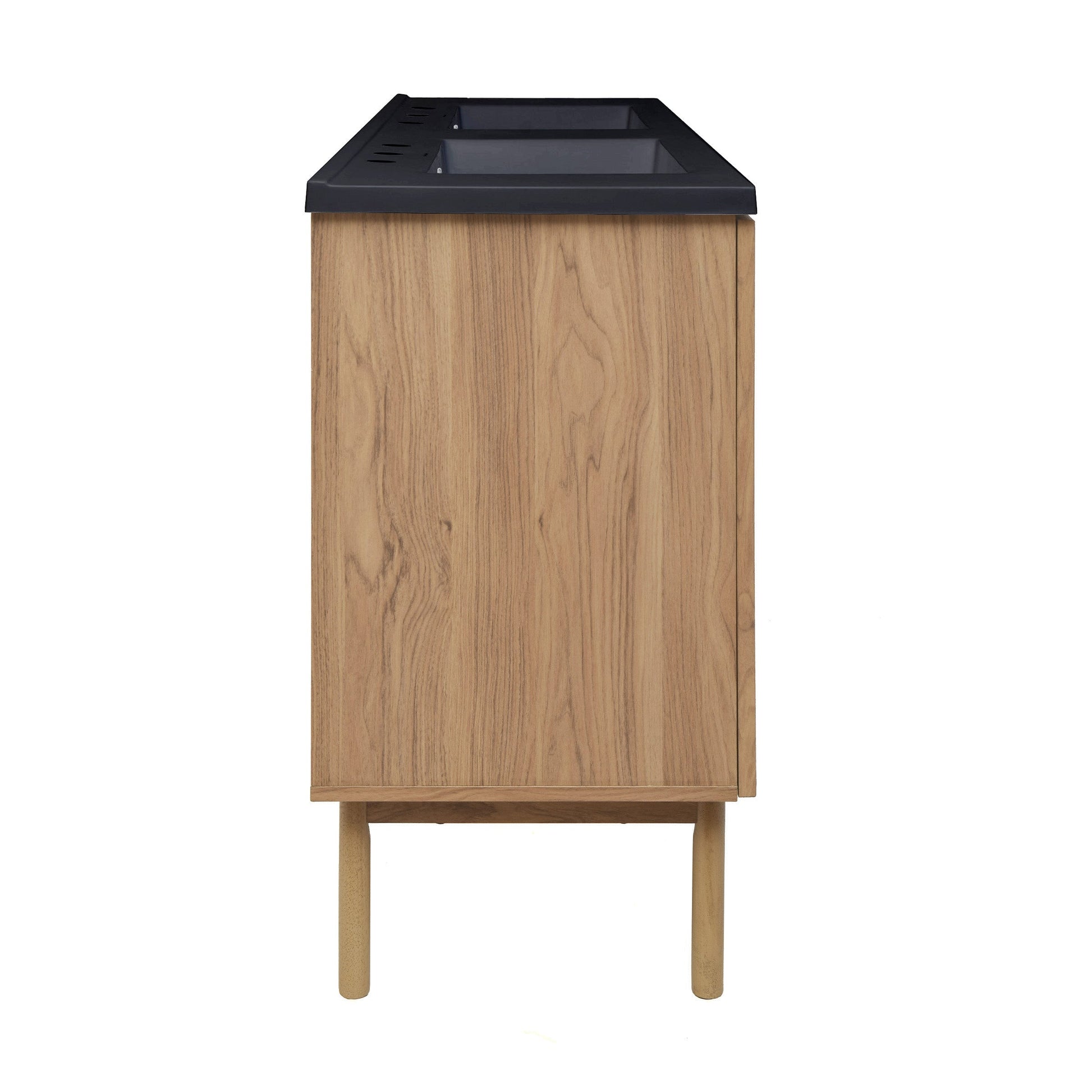Golden Oak / Matte Black / 3-Hole