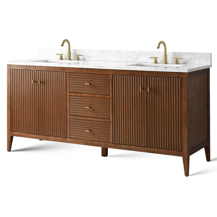 Linear Walnut / Golden Brushed