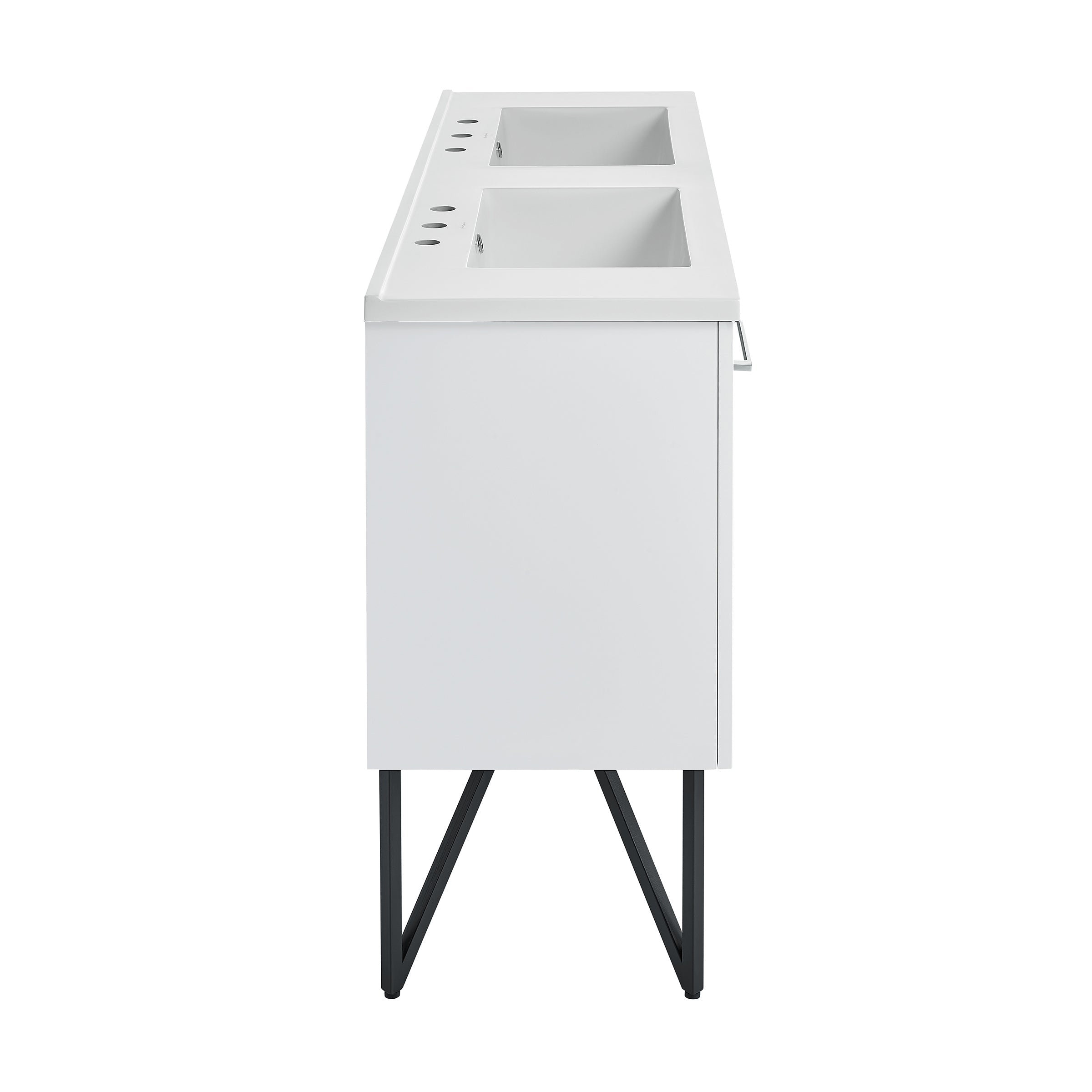 White / White / 3-Hole
