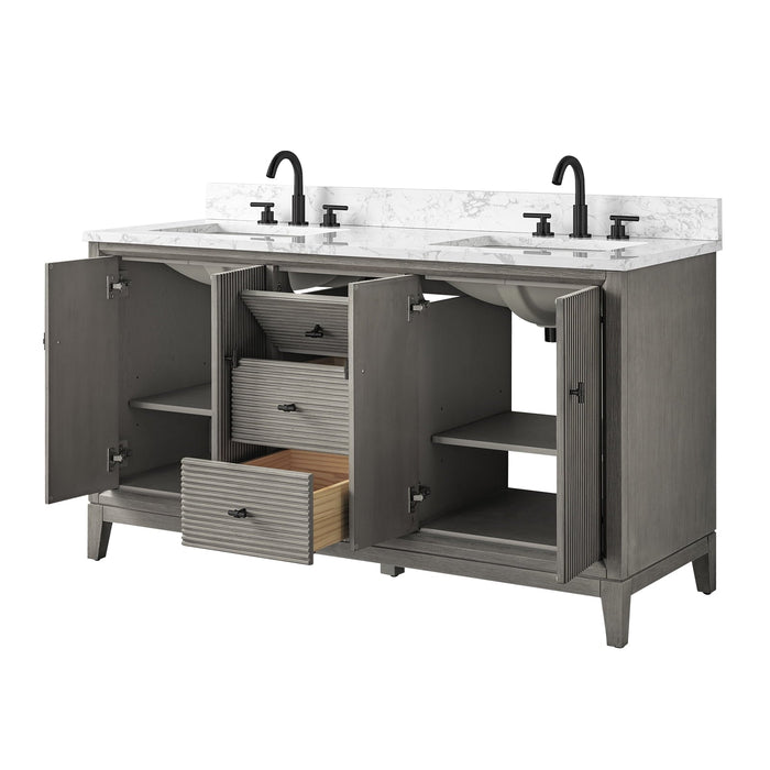 Linear Driftwood Gray / Matte Black