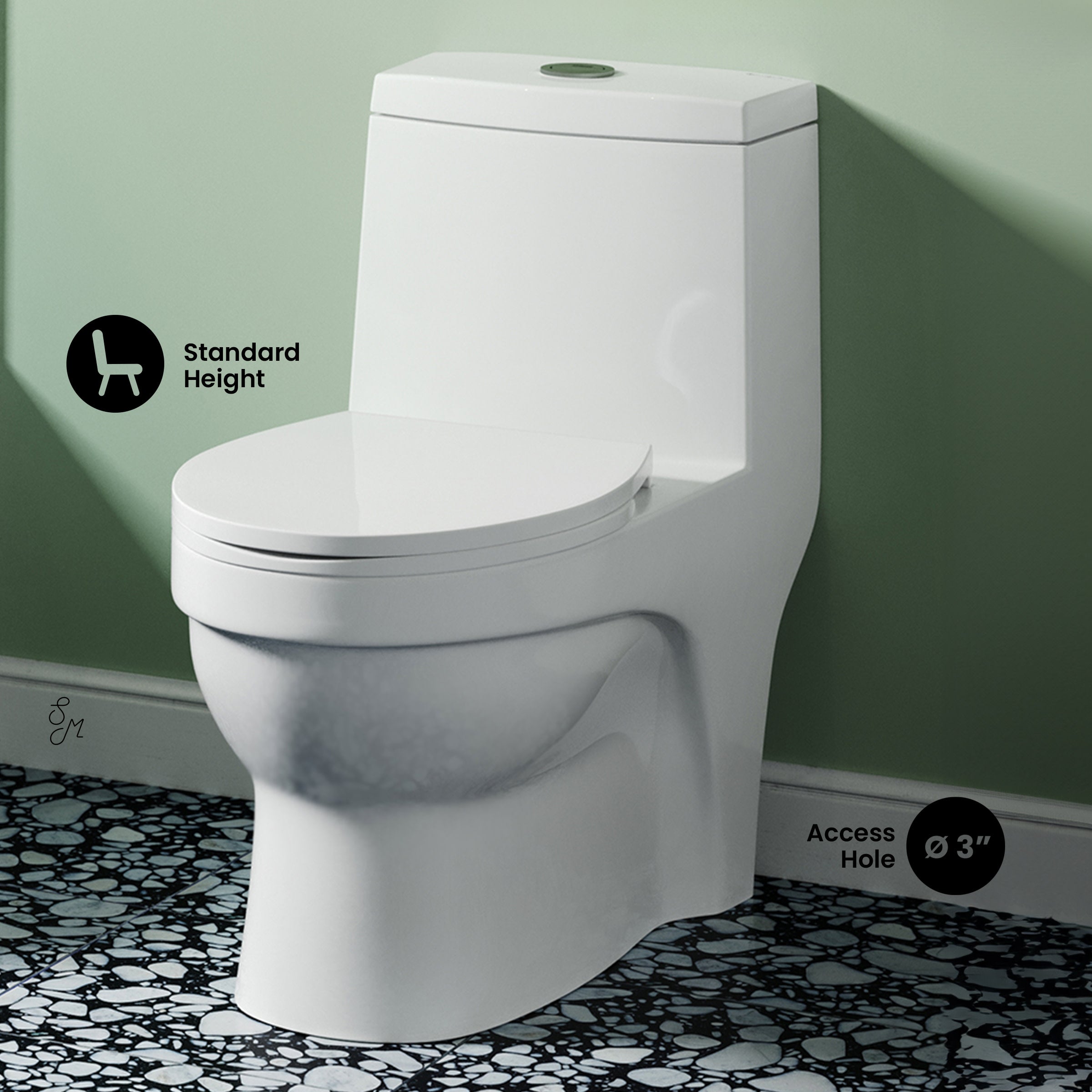 Glossy White / Dual Touchless - Top