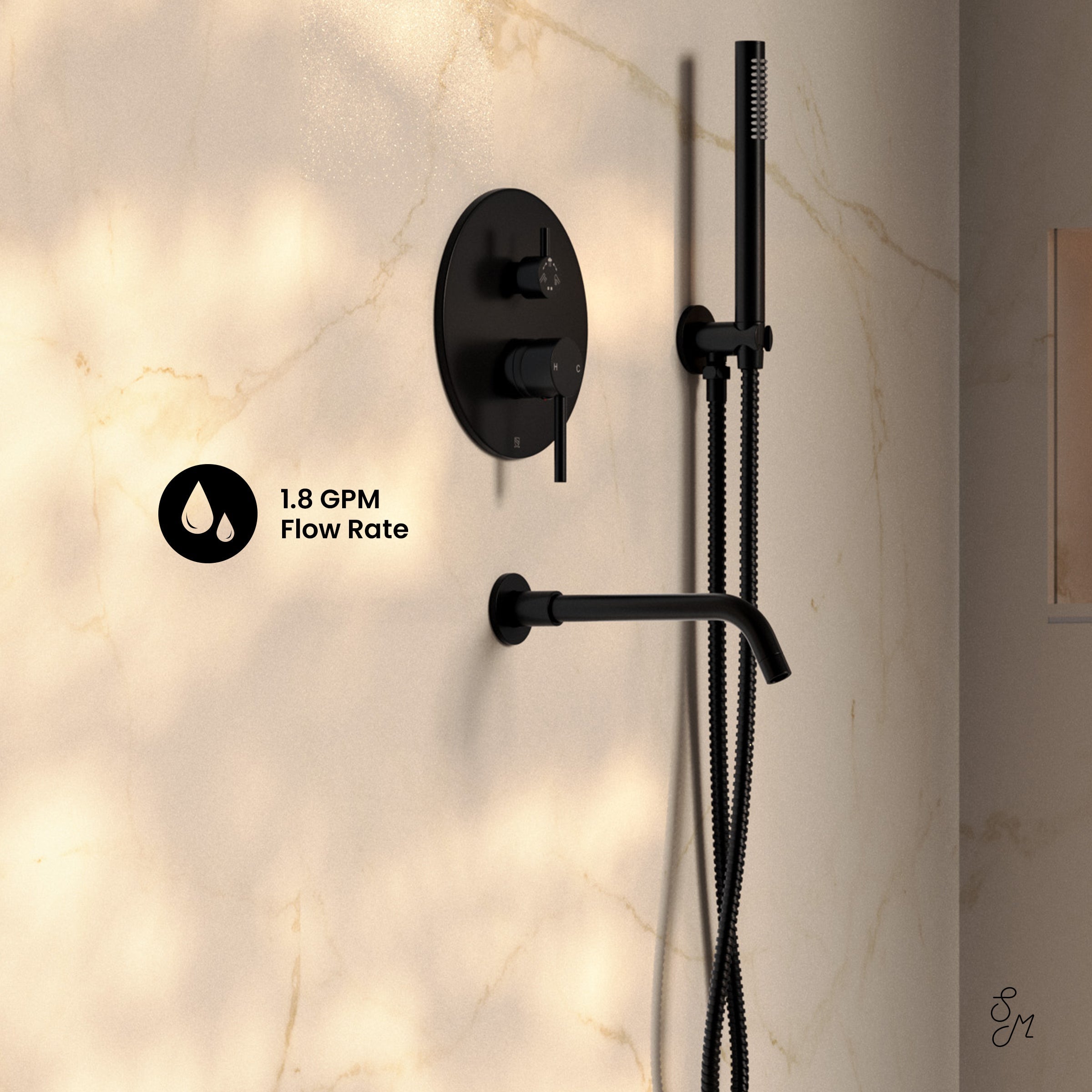Matte Black / With Tub Filler / With Tub Filler