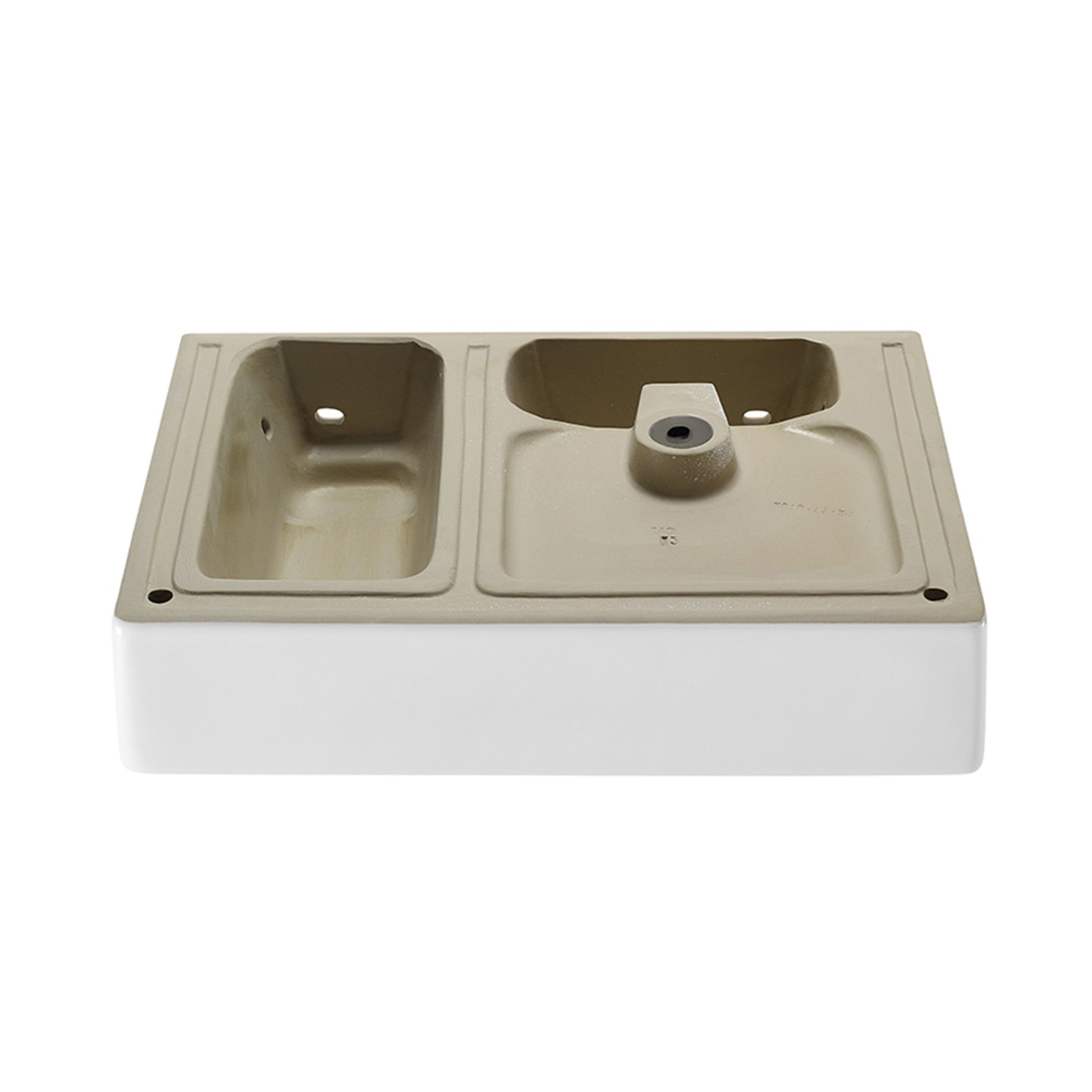 Glossy White / 1-Hole / Left