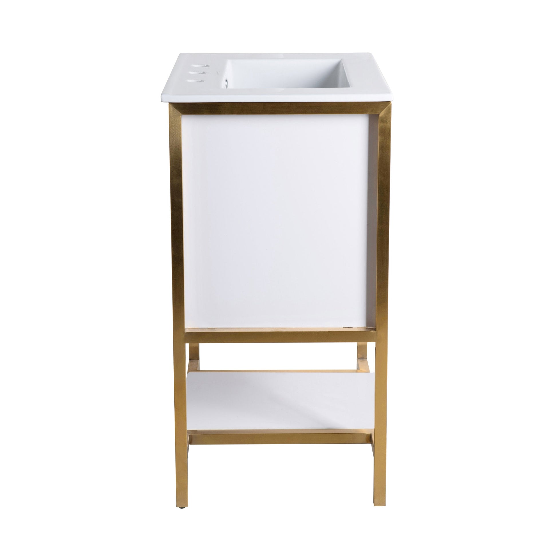 White / White / 3-Hole