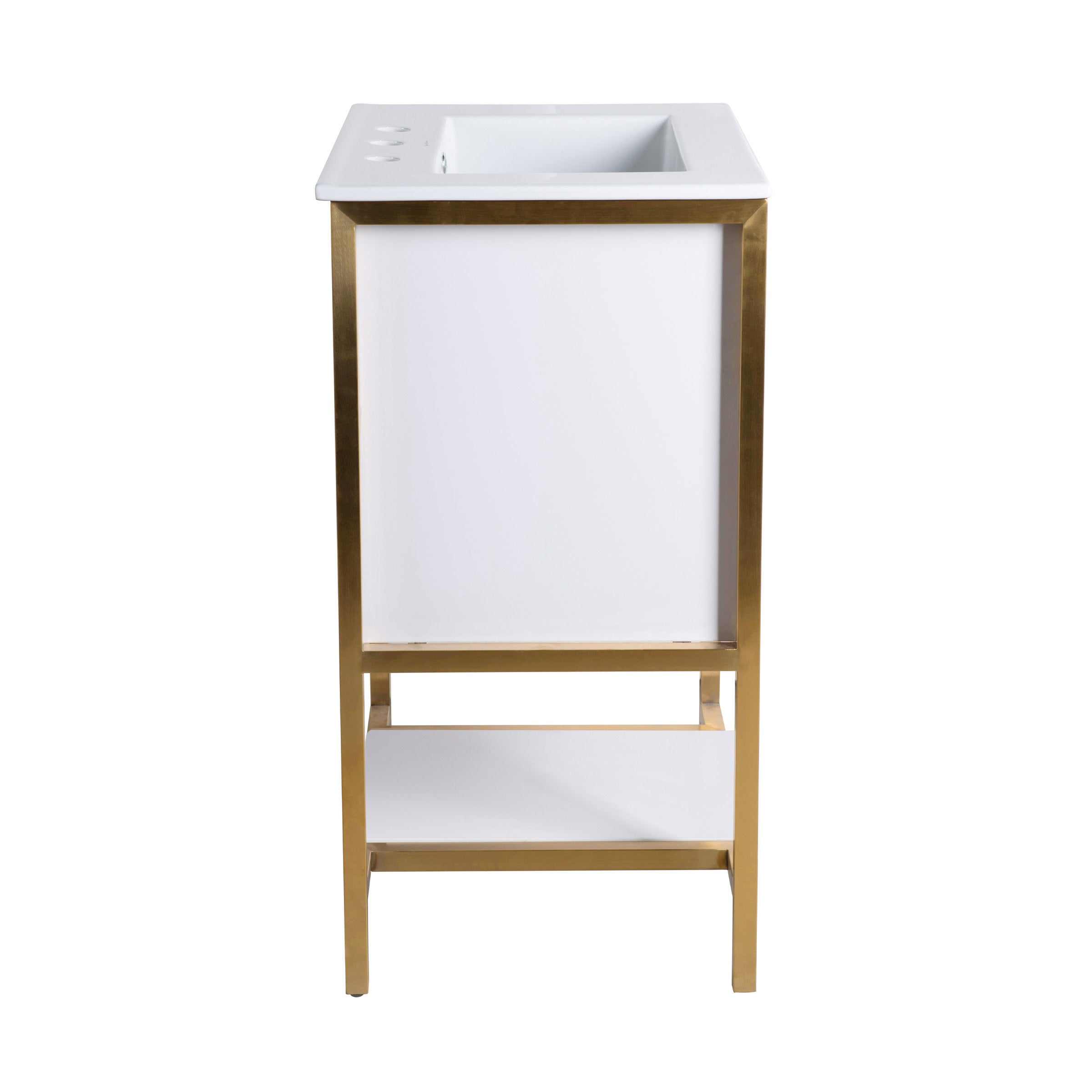 White / White / 3-Hole