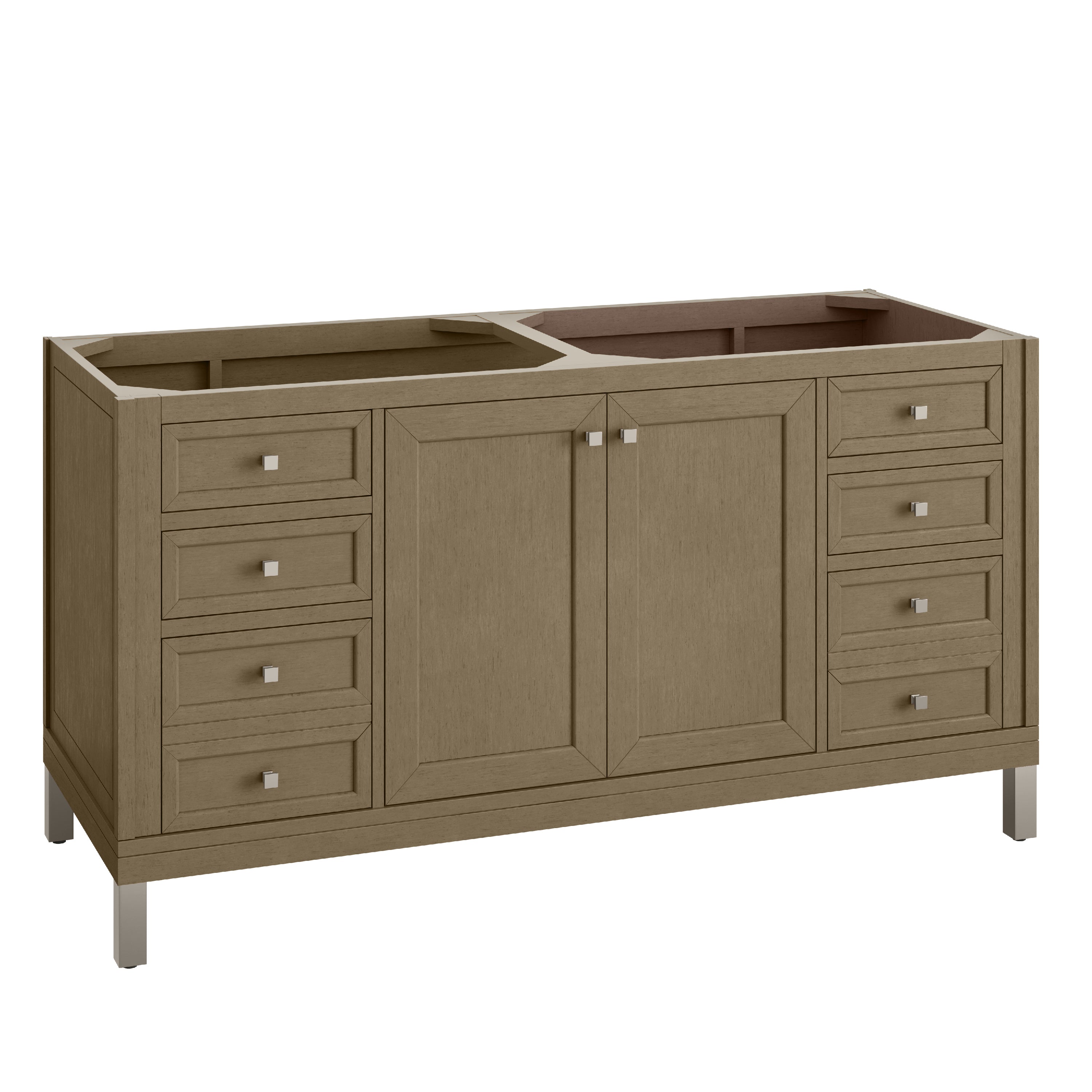 Walnut Whisper / White Zeus - 3 Faucet Holes