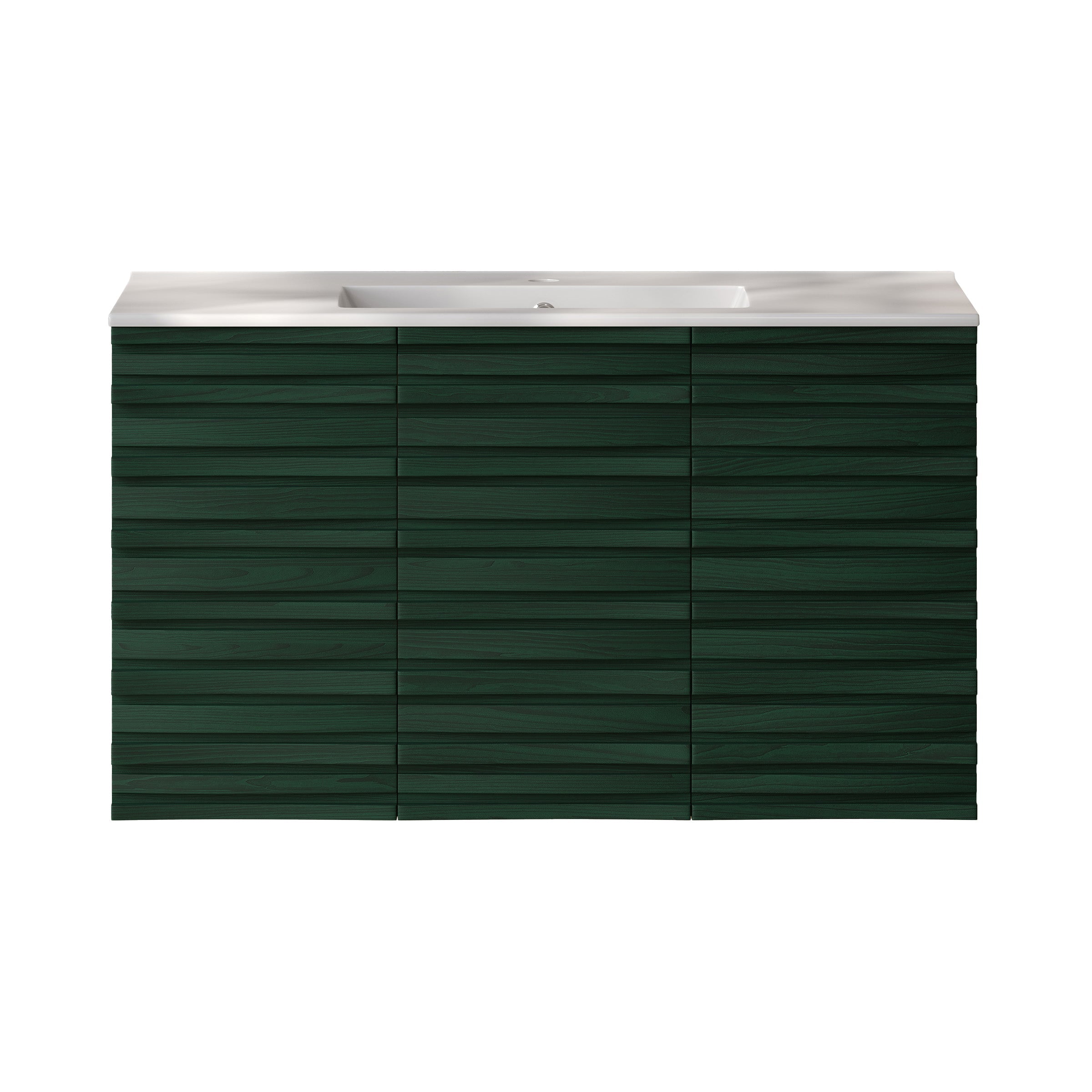 Green Oak / White / 1-Hole