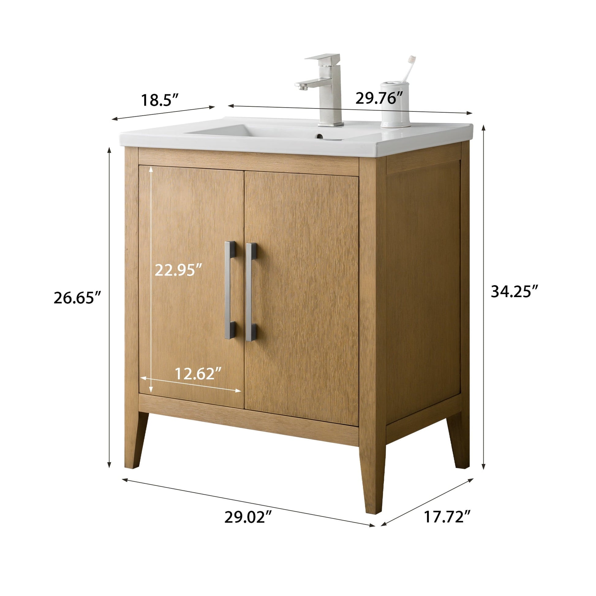Natural Oak / Brushed Nickel