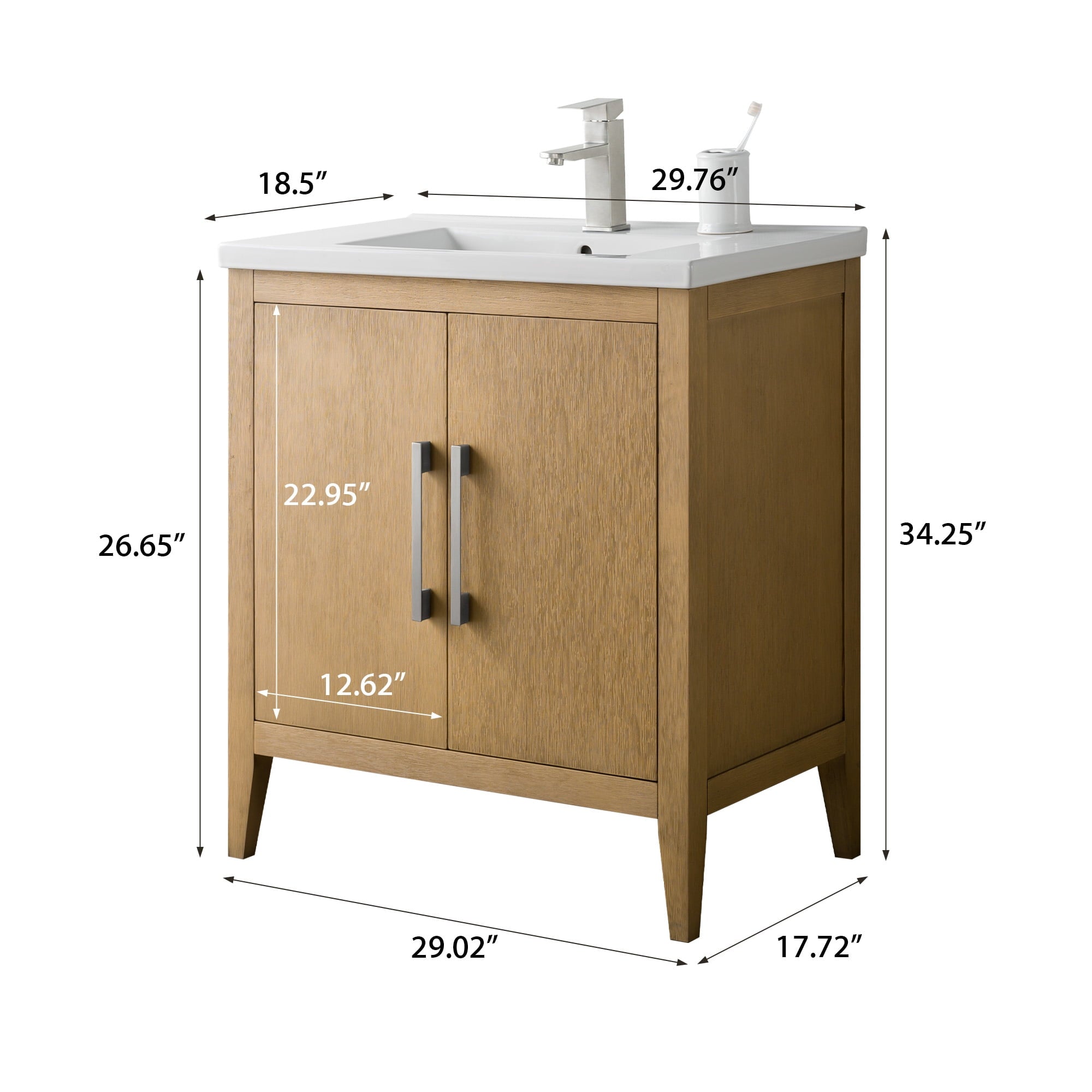 Natural Oak / Brushed Nickel