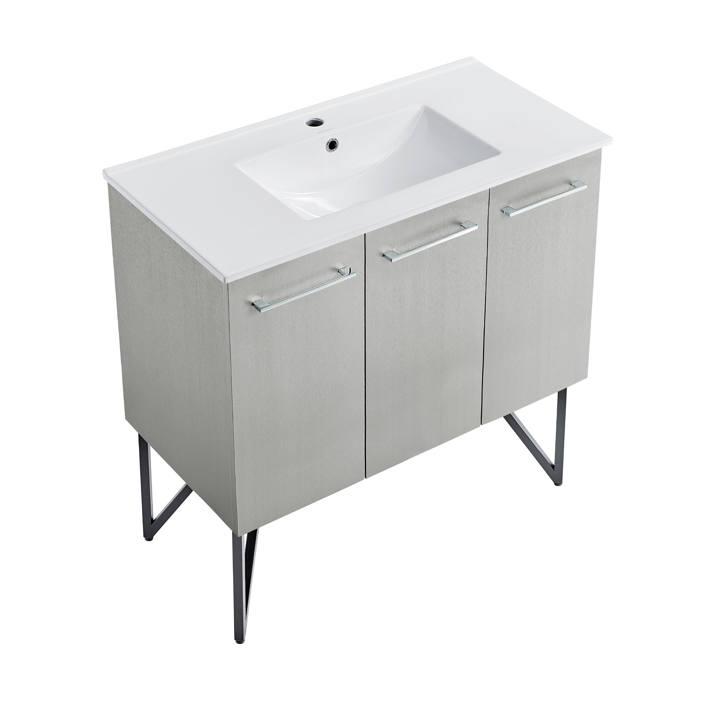 Gray / White / 1-Hole