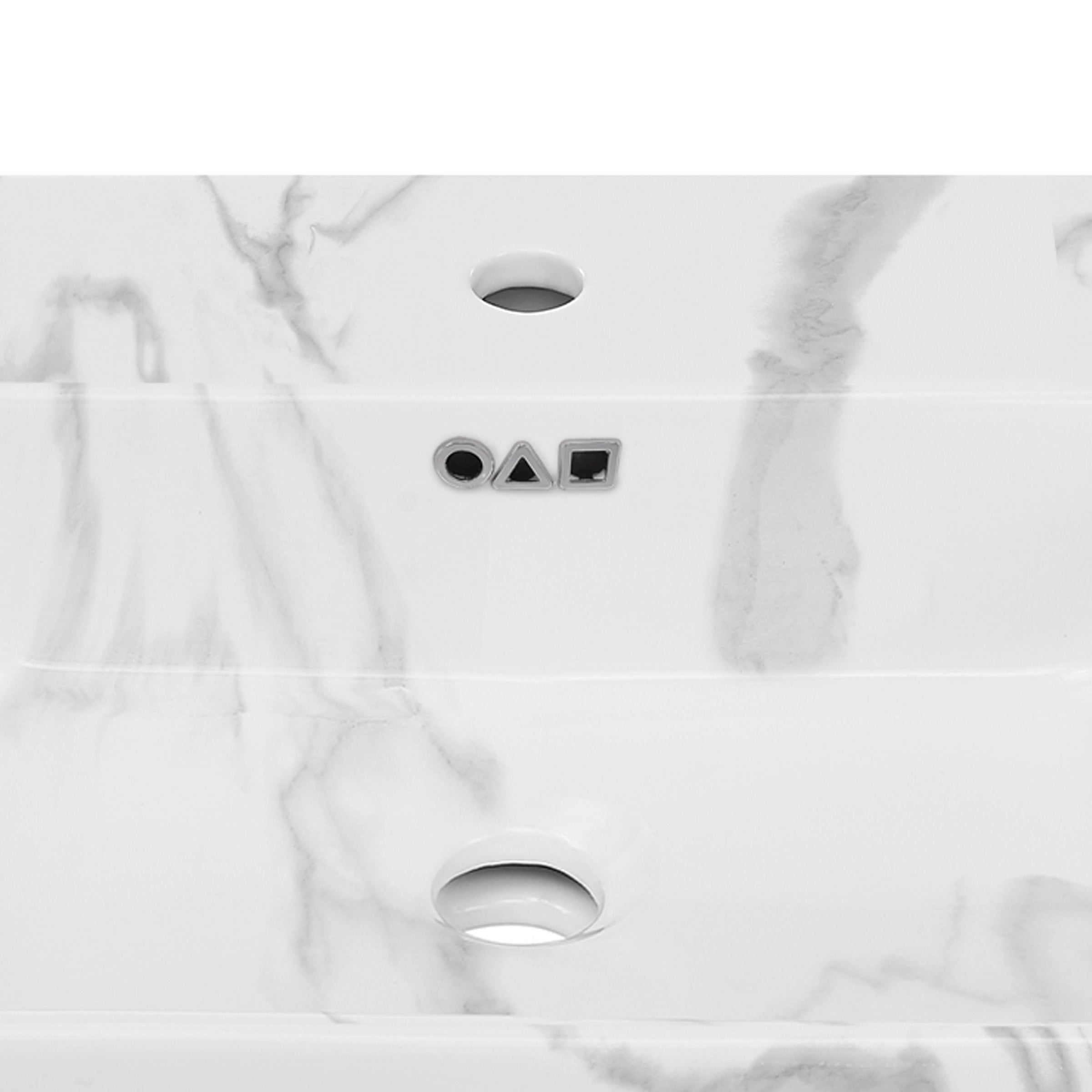 Marble White / 1-Hole / Left