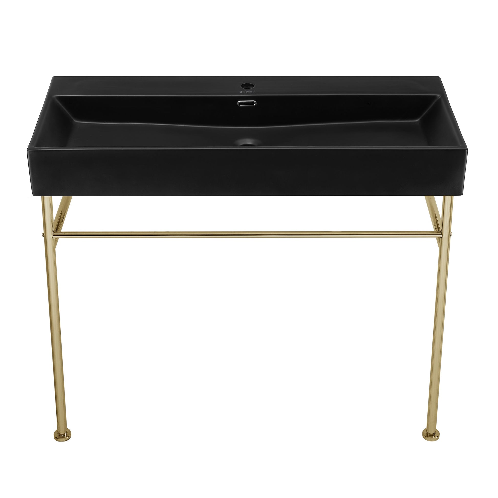 Brushed Gold / Matte Black / 1-Hole