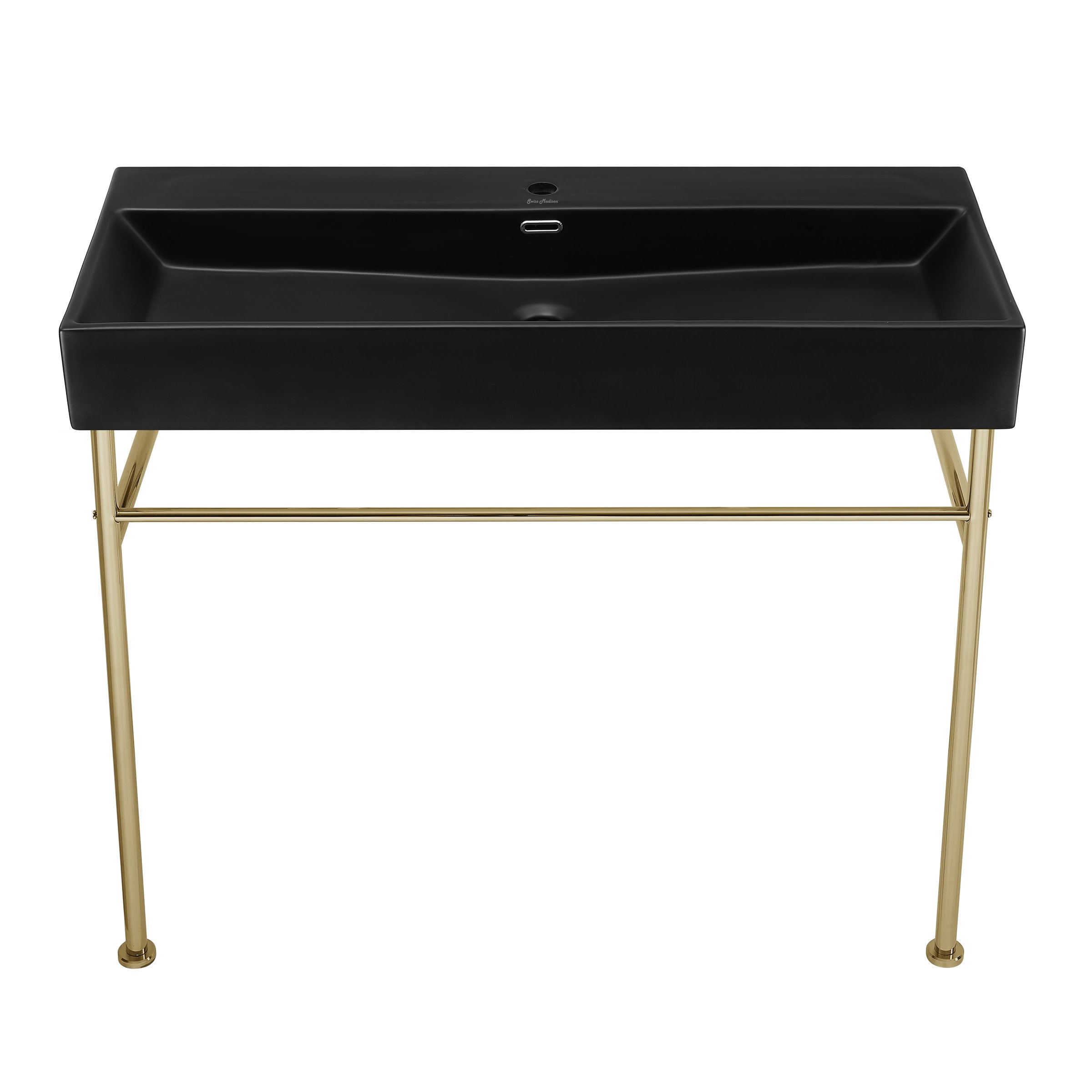 Brushed Gold / Matte Black / 1-Hole