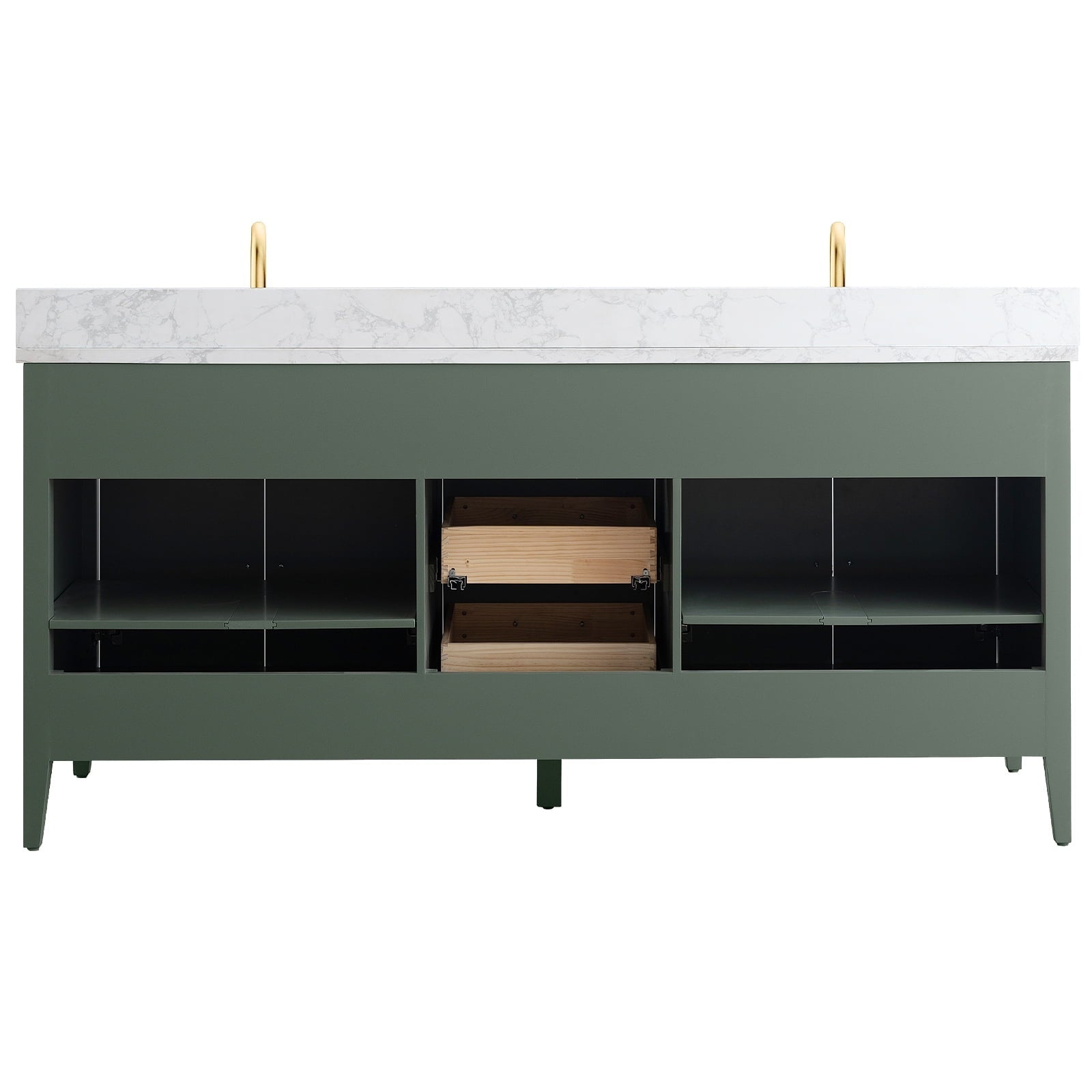 Vintage Green / Golden Brushed